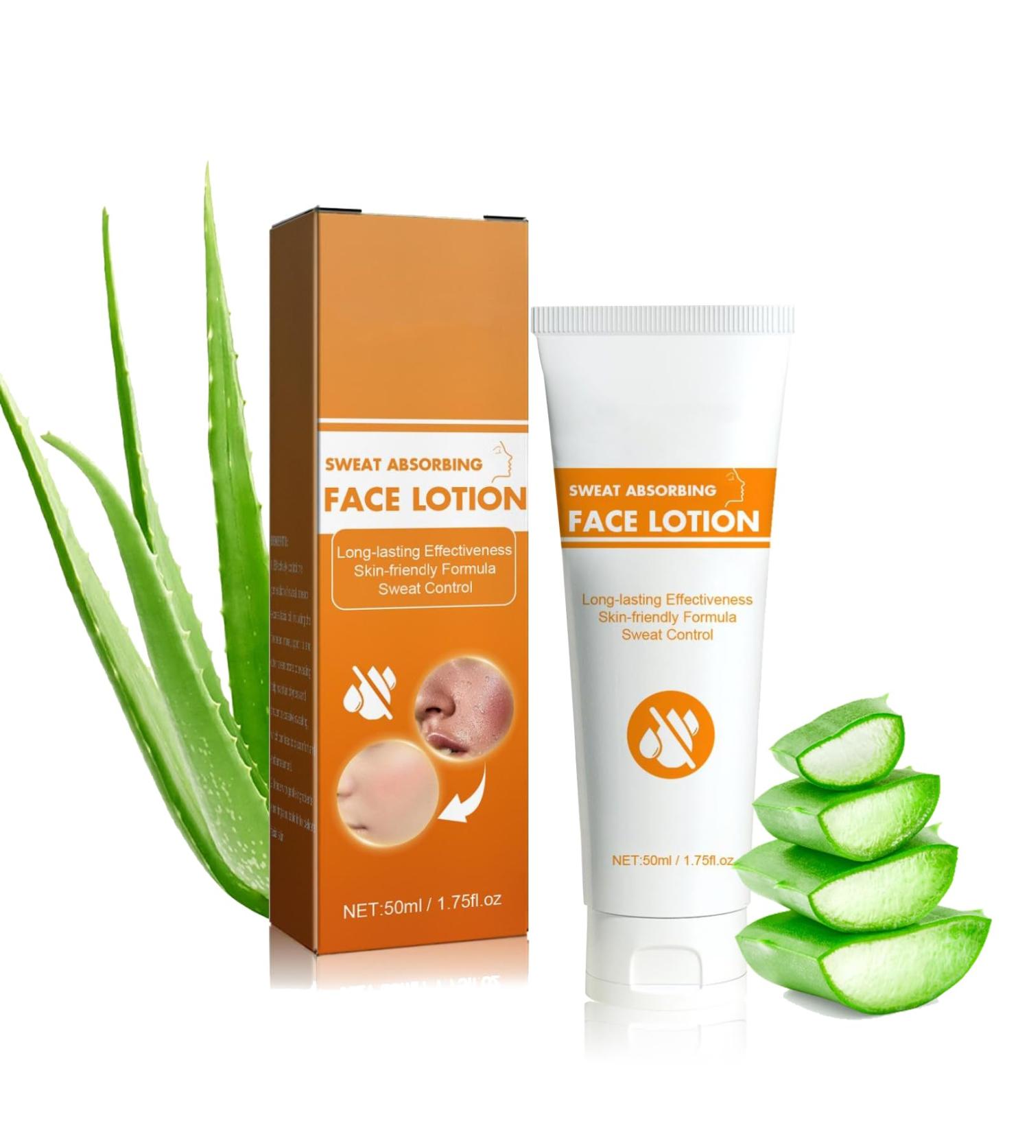 Face Sweat Blocker Anti Sweat for Face Forehead and Scalp and Oily Face Control Sweat Absorbing Face Lotion with Aloe Barbadensis and Jojoba Esters 2.37 Fl OZ - Buy Online on GoSupps.com