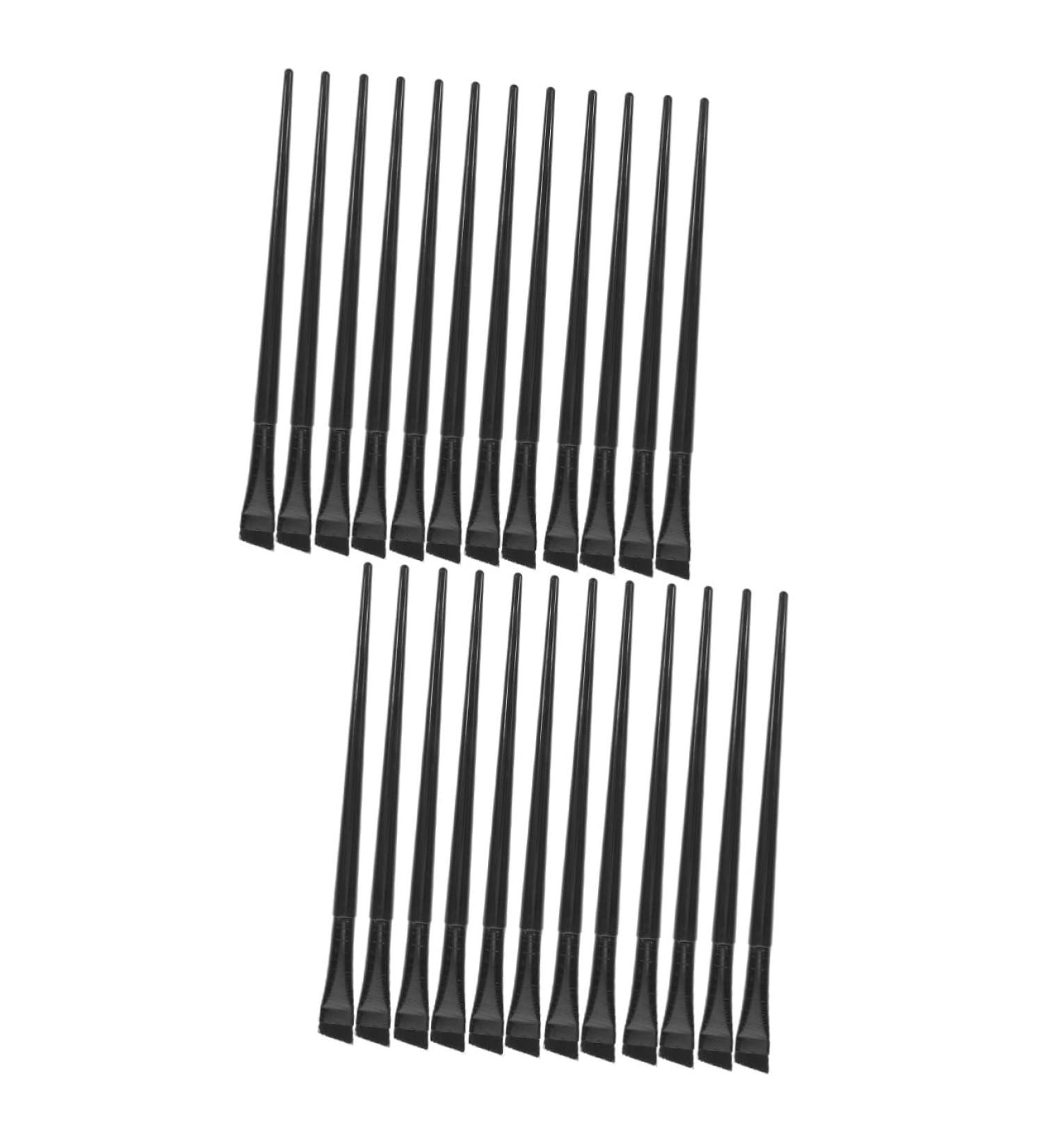Baluue 24 Pcs Eyeliner Brush Winged Makeup Brush Eyeshadow Brush Black Flat Concealer Brush - Buy Online on GoSupps.com