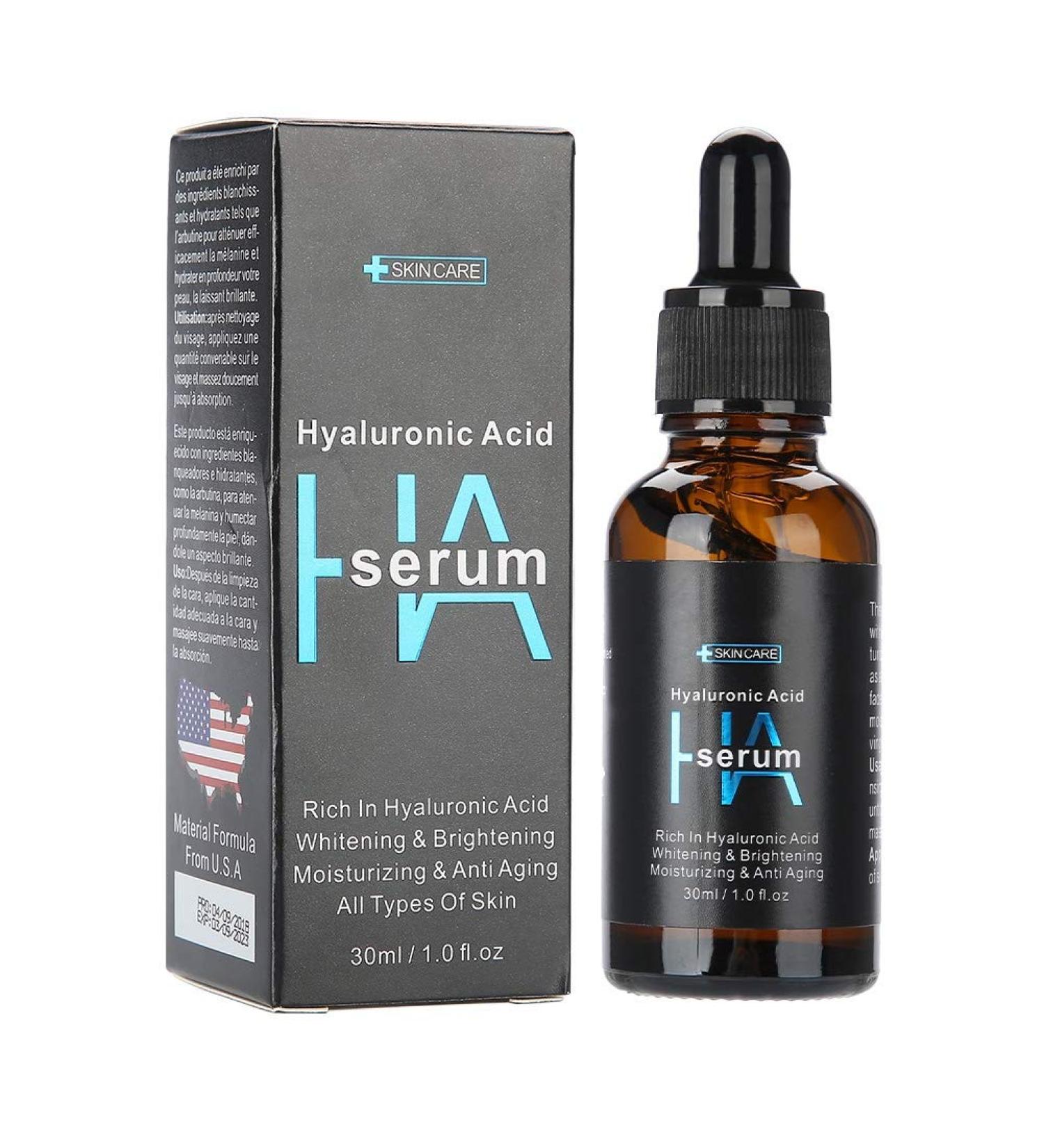 Anti Aging Face Serum Arbutin Hydrating Hyaluronic Acid Moisturizers Whitening Cream Serum 30ml - Buy Online on GoSupps.com