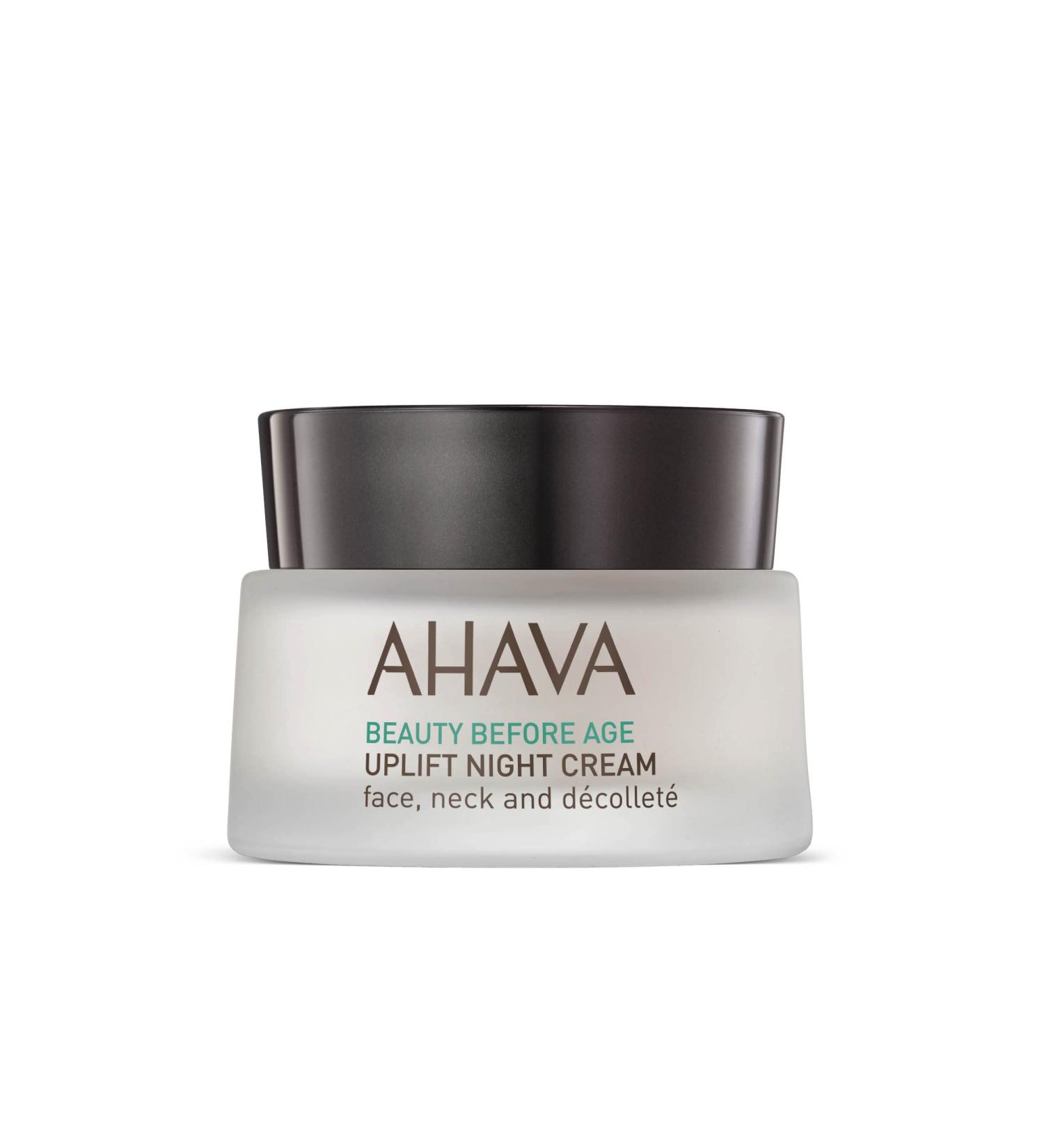 AHAVA Uplift Night Cream for Face/Neck and Decollete - Buy Online on GoSupps.com