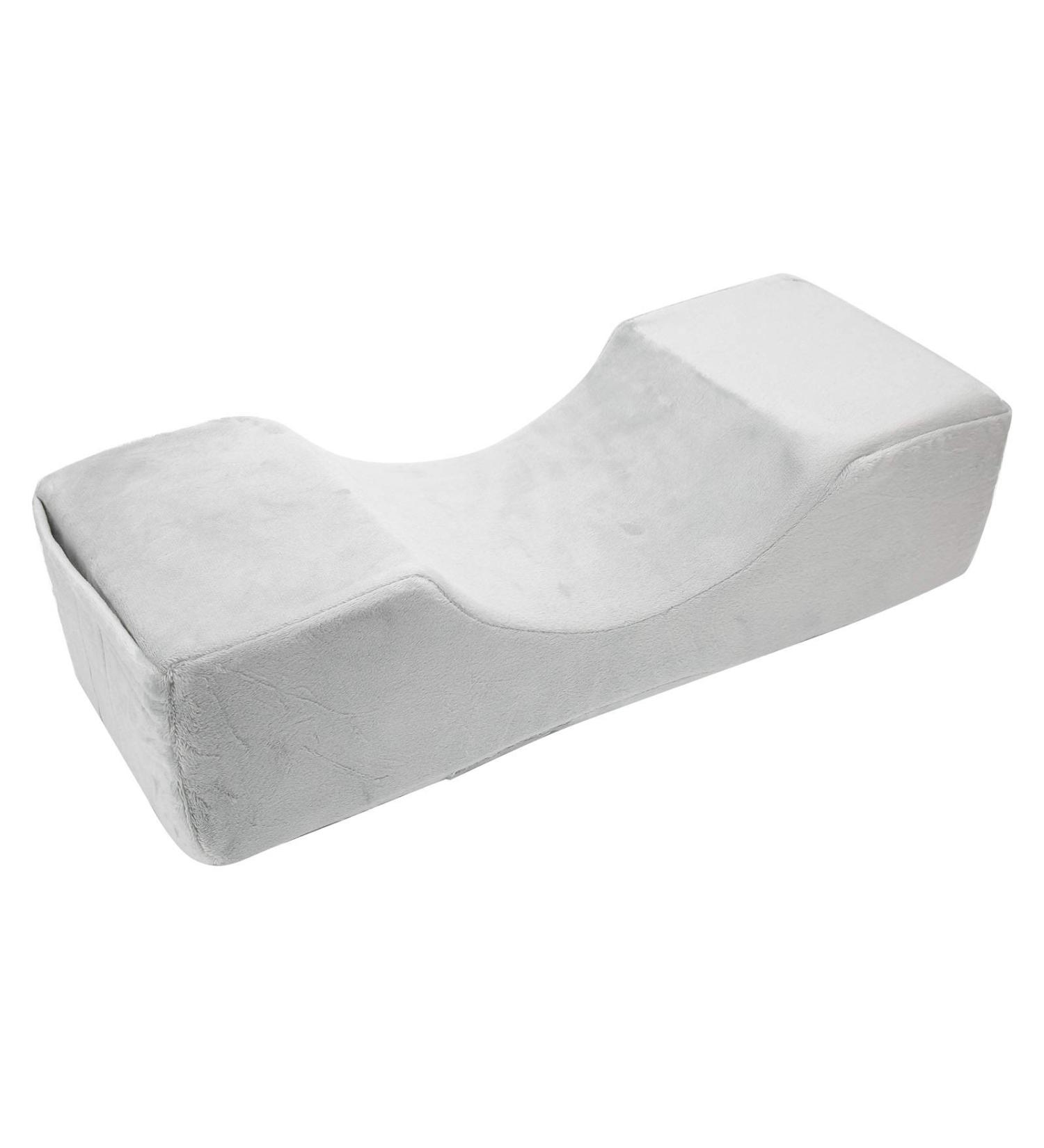 Nail Art Hand Pillow Eyelashes Extension Pillow Beauty Salon Eyelash Grafting U Shaped Pillow (Silver Gray Flocking) - Buy Online on GoSupps.com