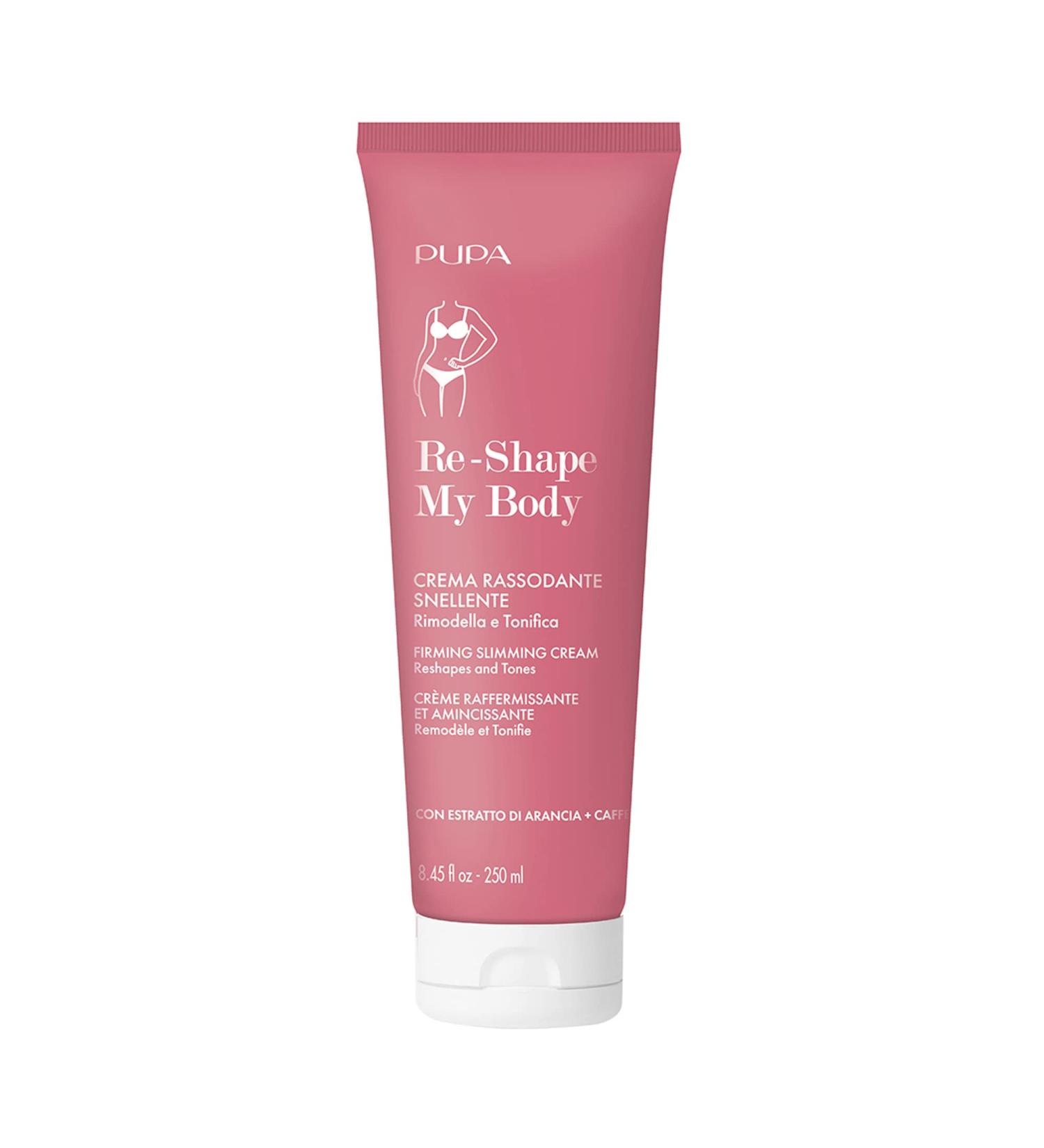 PUPA Milano Re-Shape My Body Firming Slimming Cream - Fast Absorbing Body Lotion for Skin Firmness & Tone - Lightweight & Dermatologically Tested - 8.4 Oz - Buy Online on GoSupps.com