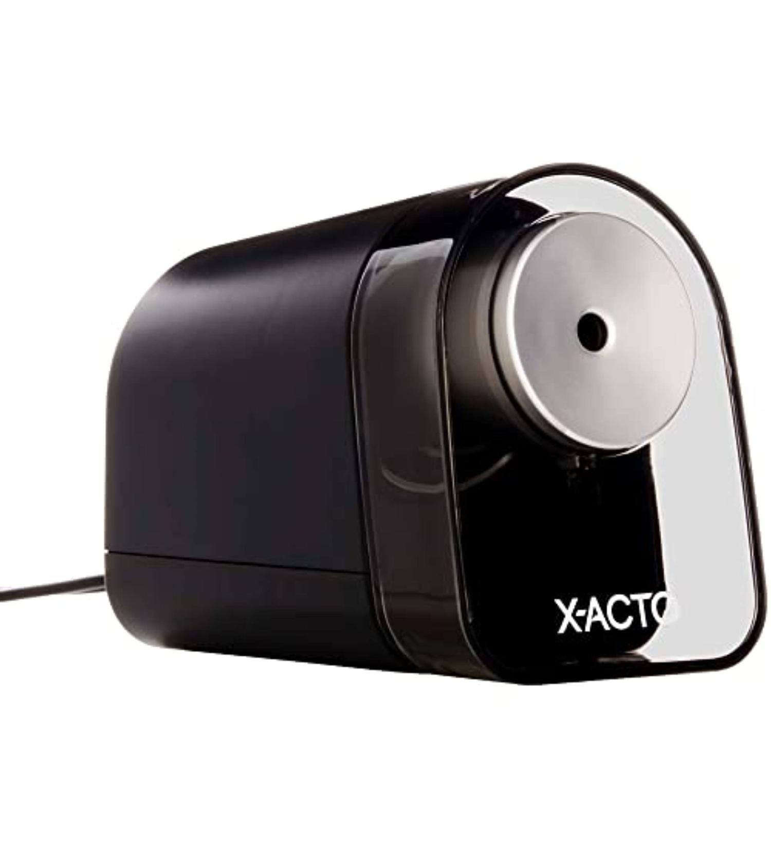 X-ACTO Pencil Sharpener XLR Electric Pencil Sharpener Colored Pencil Sharpener for Artists Powerful Compact Small Pencil Sharpener Black 1 Count - Buy Online on GoSupps.com