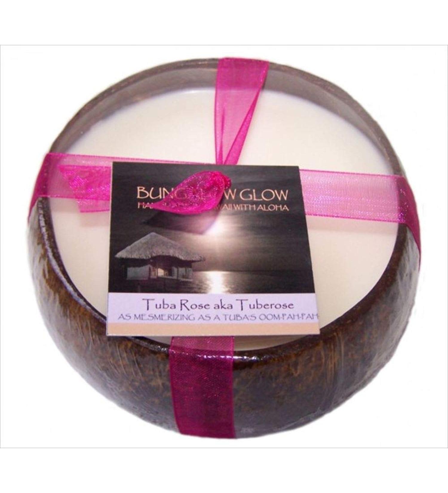 Tuba Rose Coconut Candle 12 OZ