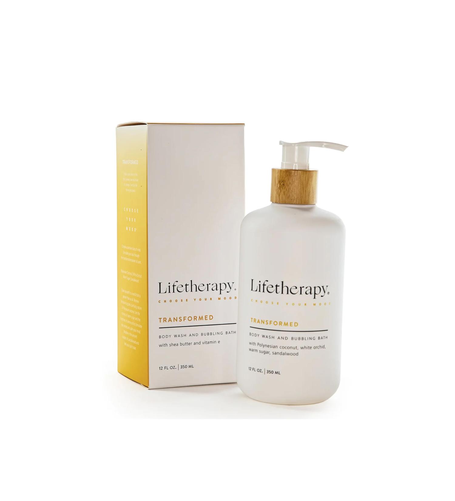 Shop Lifetherapy Transformed: Nourishing Multiuse Liquid Soap for All Skin Types - 12 oz Body Wash & Bubble Bath - International Shipping Available - Buy Online on GoSupps.com