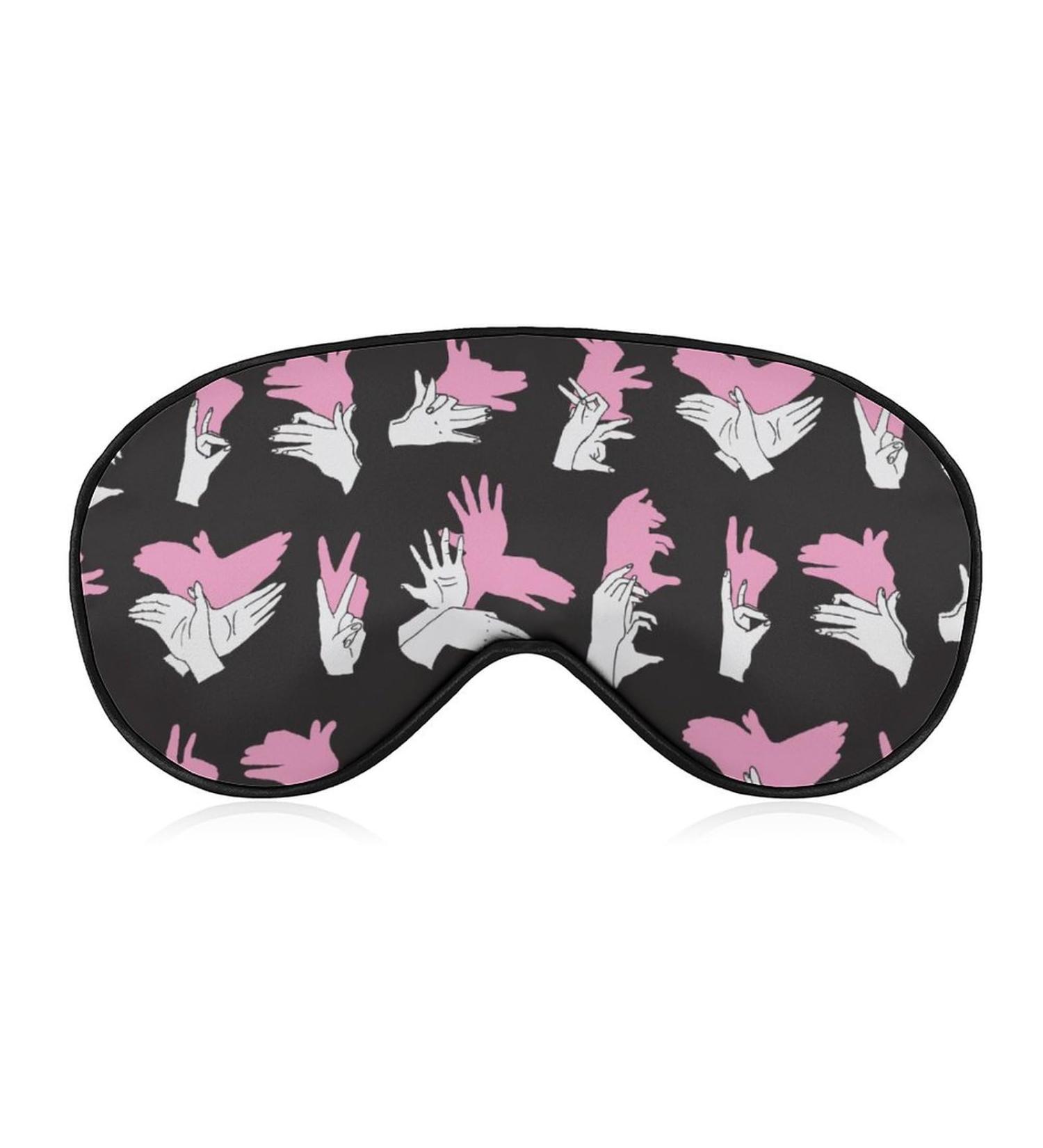Shadow Hand Sleep Mask - Adjustable Eye Cover for Sleeping & Travel - Blocks Light for Men & Women - Buy Online on GoSupps.com