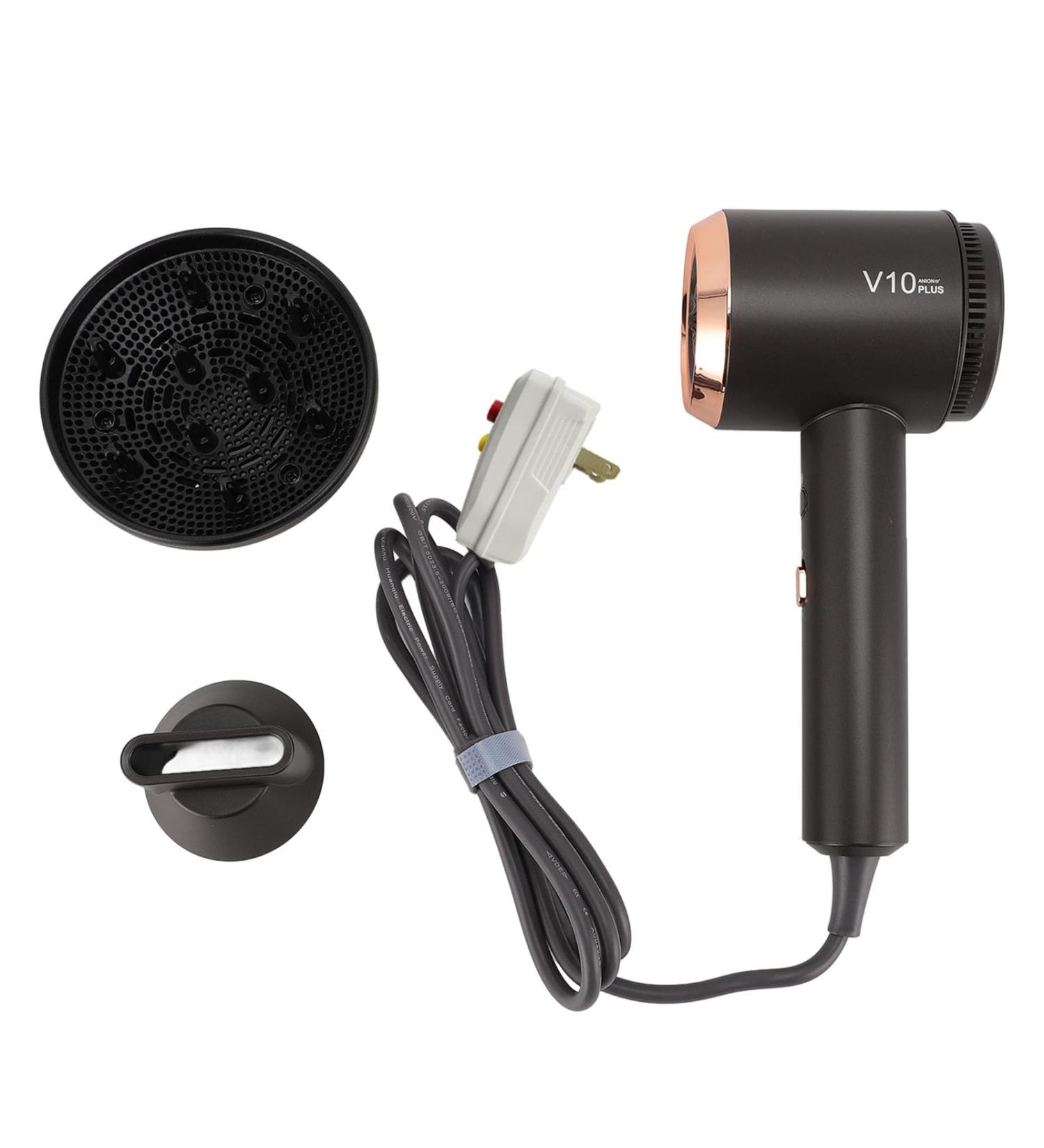 Masyrt Professional Ionic Hair Dryer Negative Ion Lightweight Fast Drying Constant Temperature Heating Portable Ideal for Travel Household Use (US Plug 110V) - Buy Online on GoSupps.com