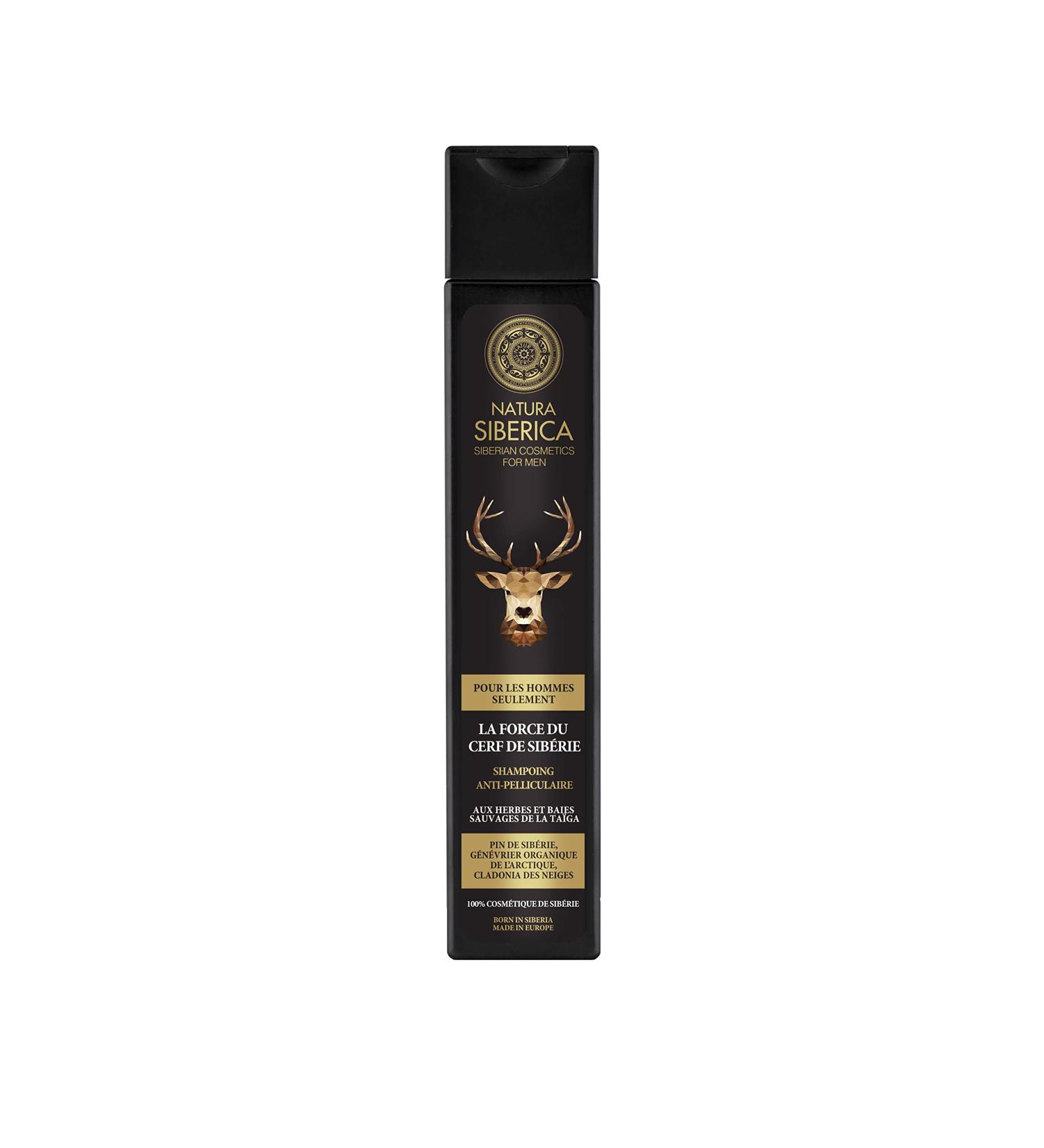 Natura Siberica Homme Anti-Dandruff Shampoo The Strength of Siberian Deer 250 ml - Buy Online on GoSupps.com
