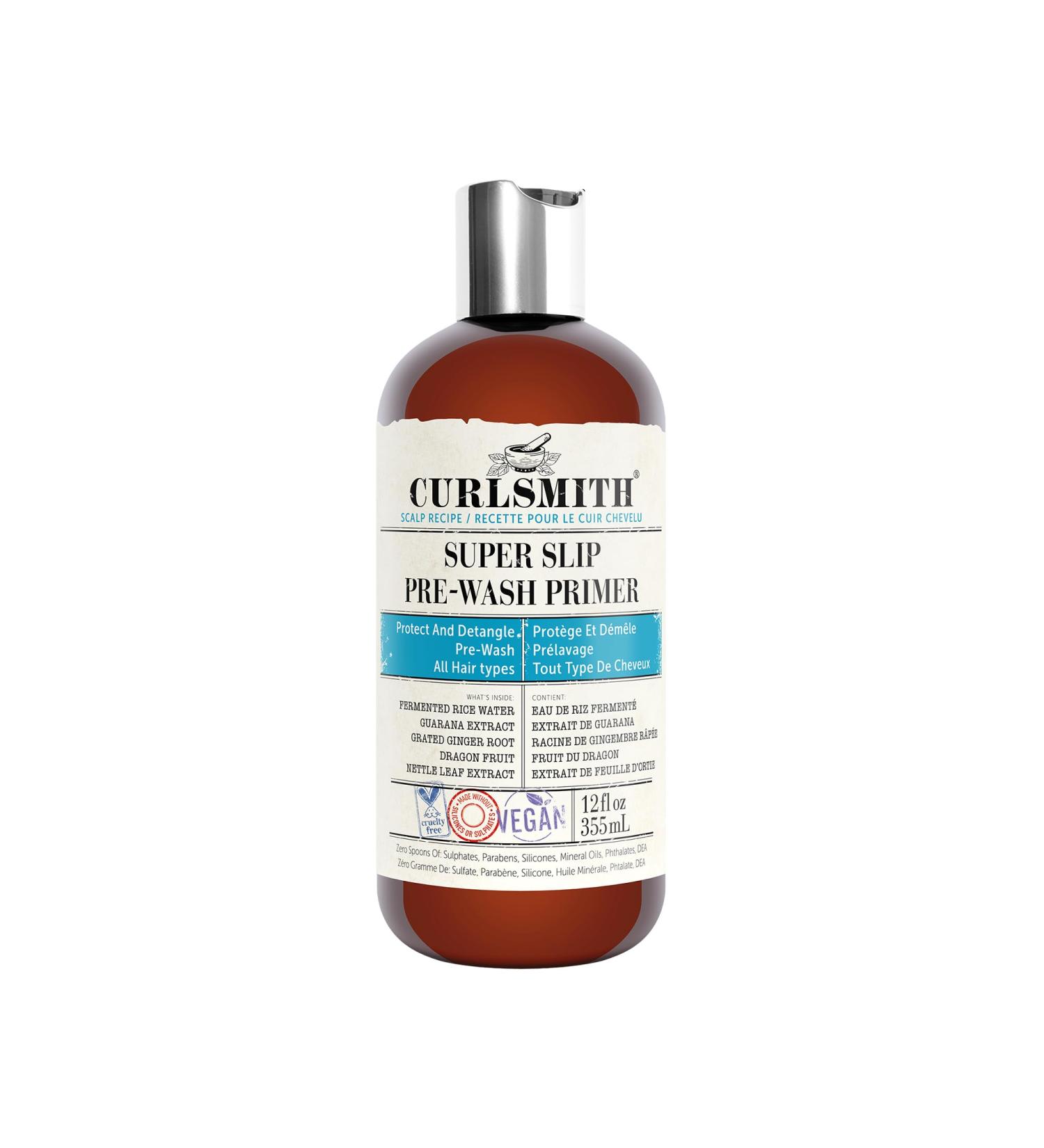 Curlsmith - Super Slip Pre-Biotic Primer - Traitement stimulant v g talien pour le cuir chevelu Prot geant et hydratant (355ml) - Buy Online on GoSupps.com
