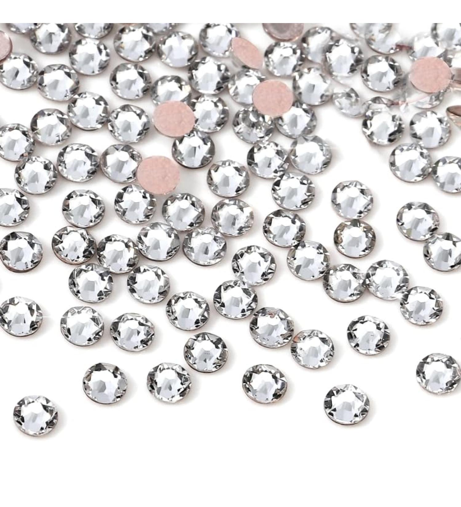 Flatback Glass Nails Rhinestones Crystal Charm Art Flatback Gems 3D Decorations Glitter Manicure DIY Accessories Art Rhinestones DIY Accessories Professional Embellishments - Buy Online on GoSupps.com