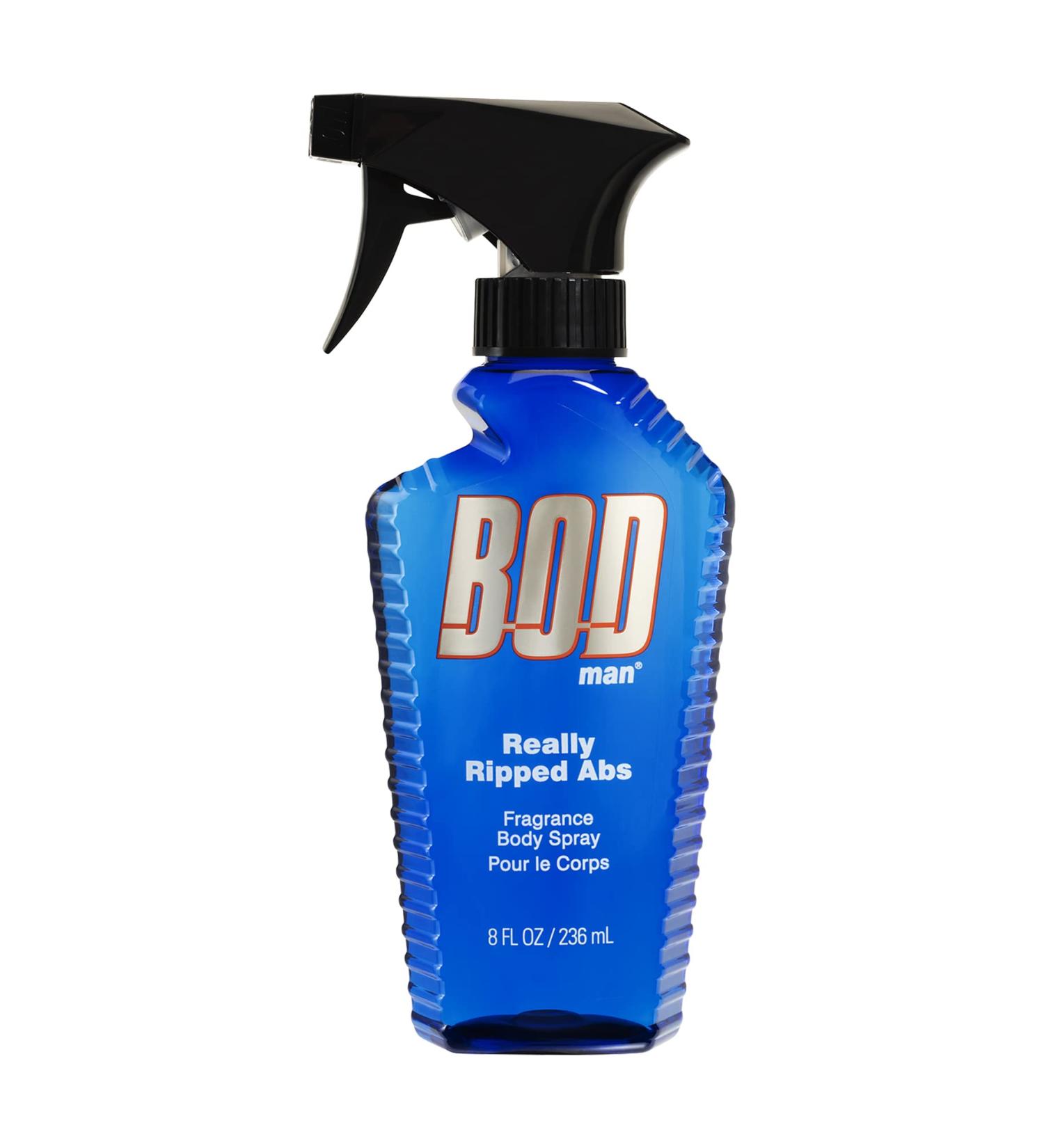 Bod Man Really Ripped Abs Fragrance Body Spray for Men 8 oz - Parfums De Coeur - Buy Online on GoSupps.com