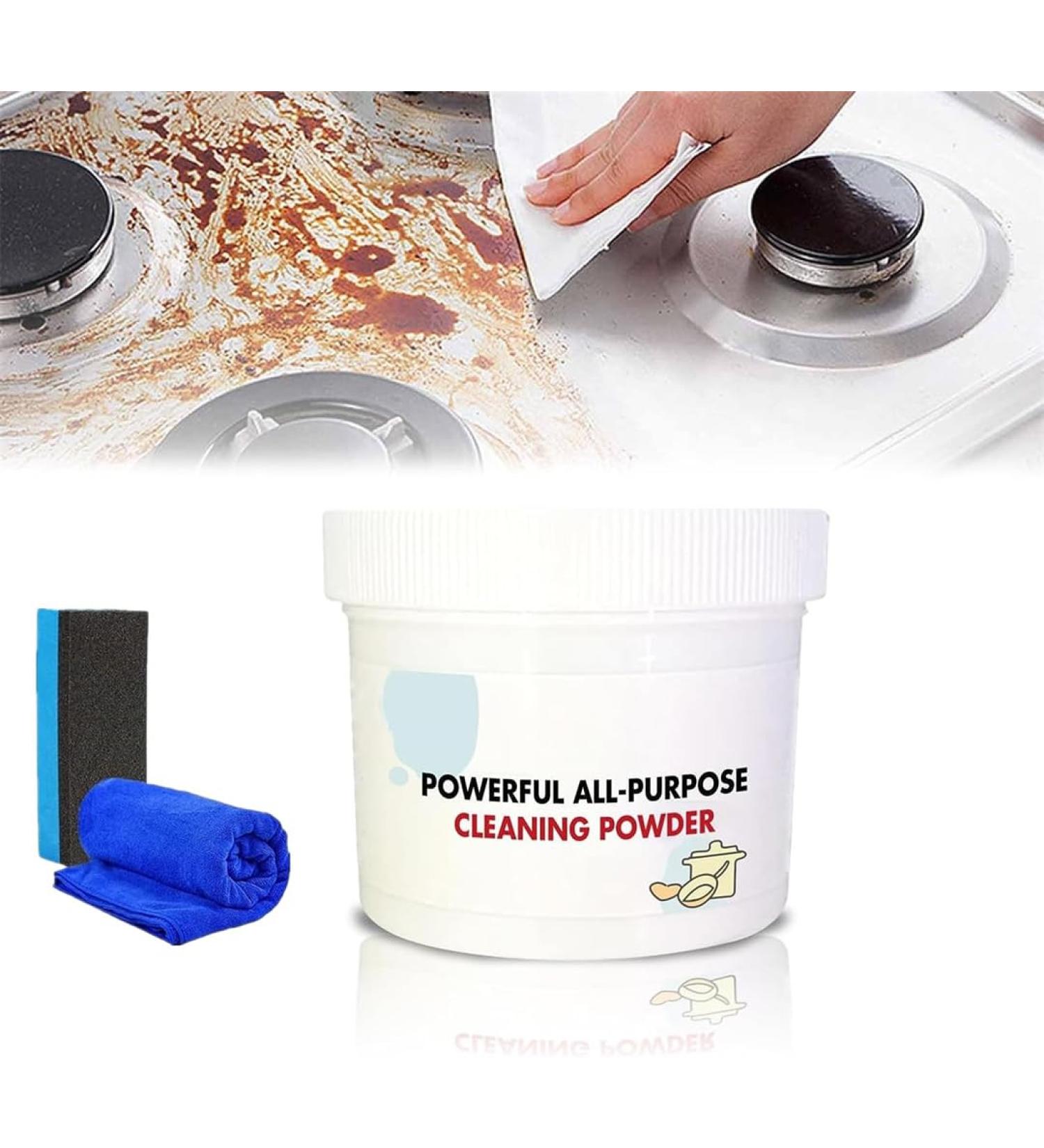 2023 New Powerful All Purpose Cleaning Powder Foam Rust Remover Kitchen Cleaner Powerful Kitchen All-Purpose Powder Cleaner Kitchen Cleaning Powder For Grease (250g) - Buy Online on GoSupps.com