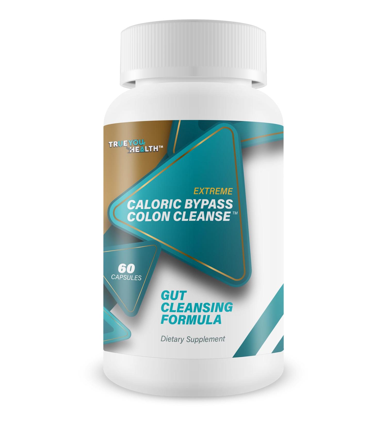 Caloric Bypass Colon Cleanse - Our Best Cleansing Caloric Bypass Pills - Gut Cleansing Digestive Cleanse - Probiotic Colon Cleanse - Sleep Lean Detox Pills for Women & Men - Cleanse Detox Supplement - Buy Online on GoSupps.com