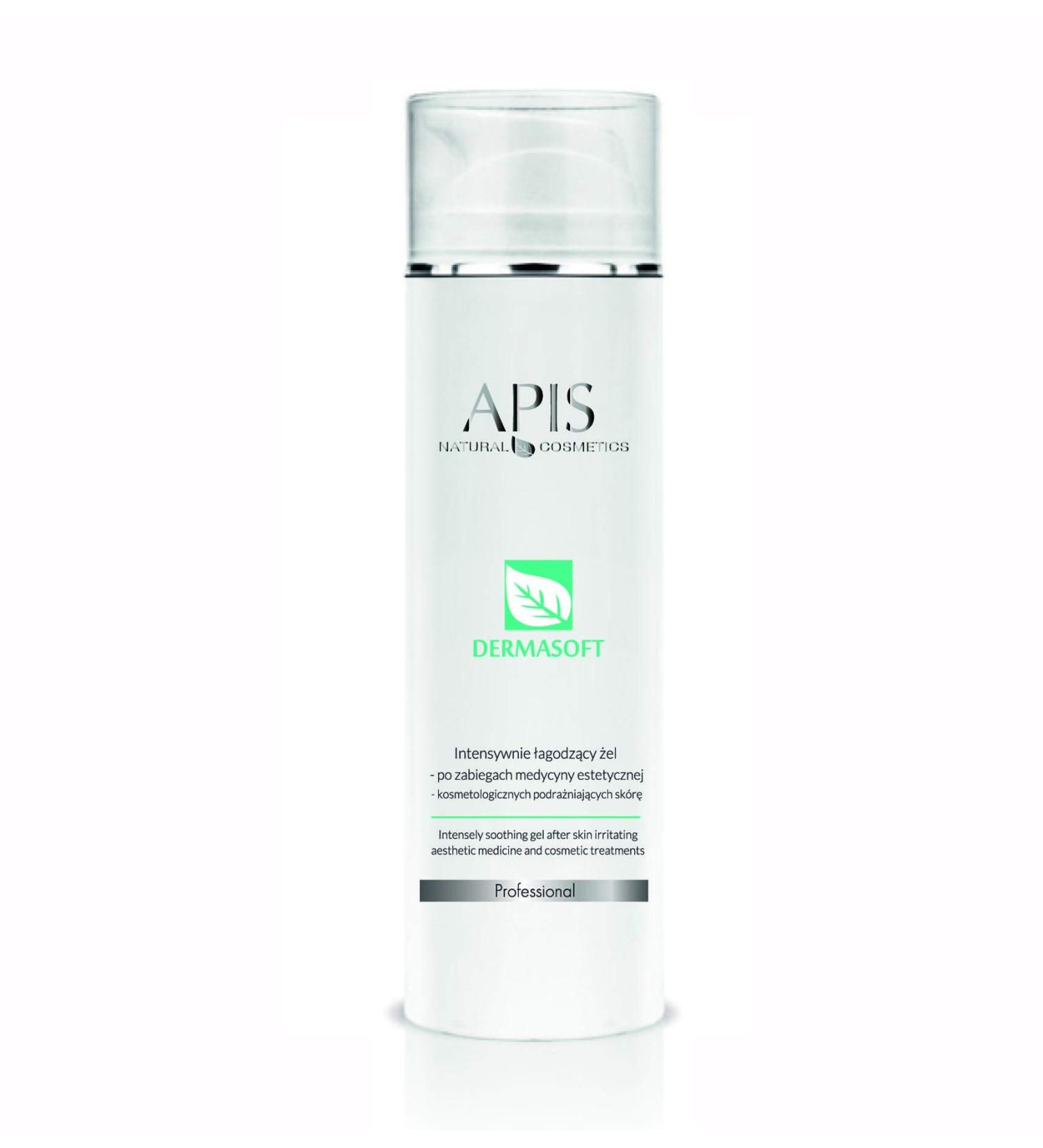 APIS Dermasoft Intensive soothing gel for aesthetic medicine and cosmetology according to the treatments that are attractive to the skinRelief of the skin according to lovely treatments200 ml