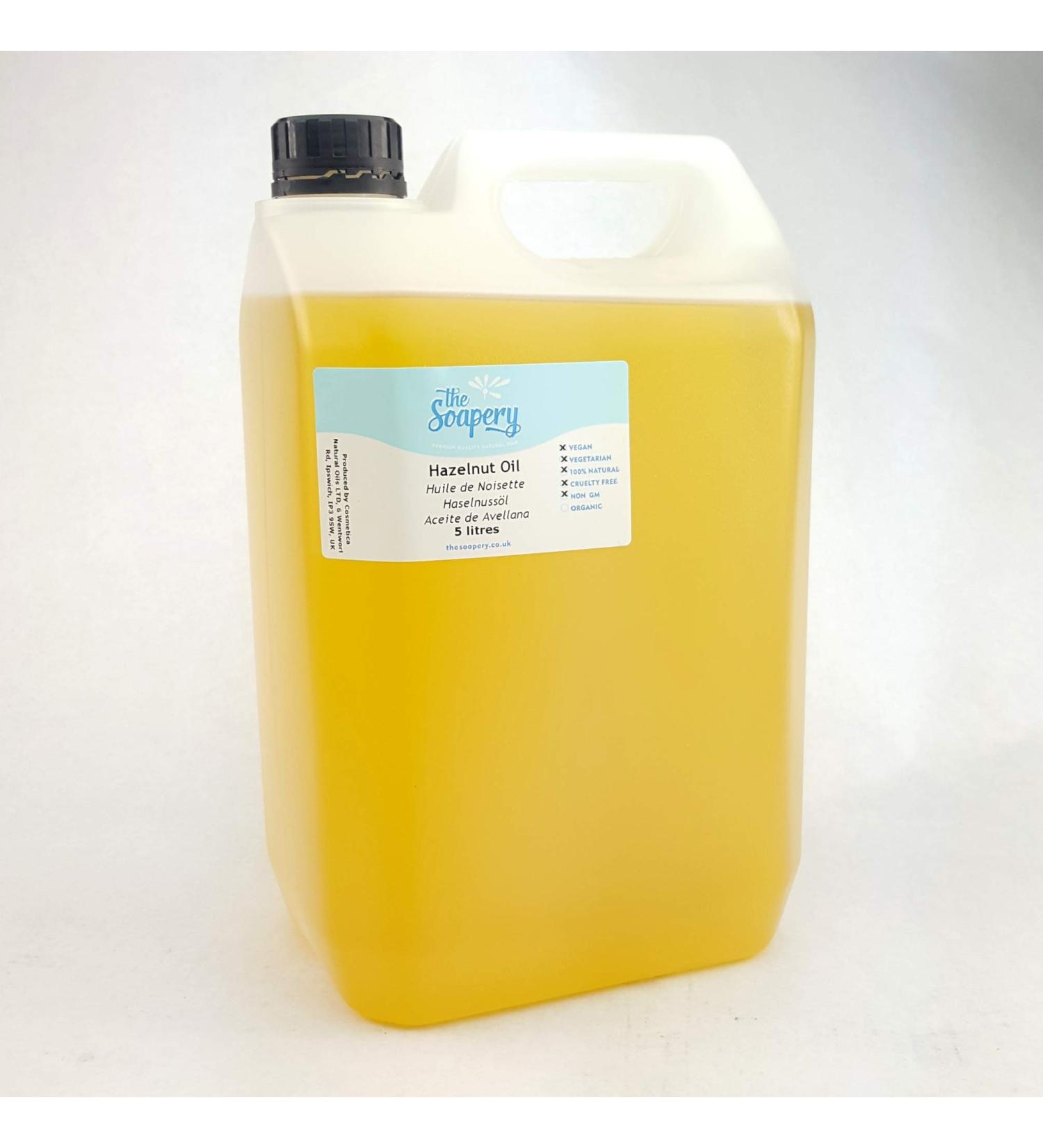 Hazelnut Oil 5 litres - 100% Pure Carrier Oil