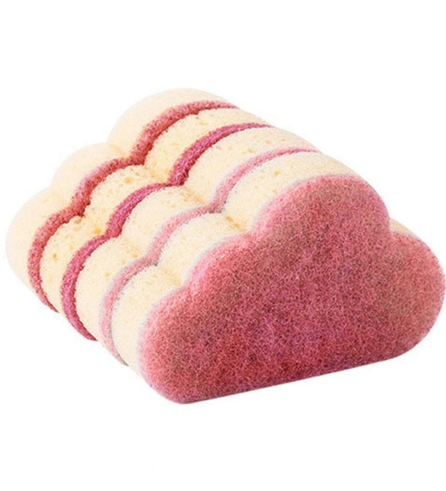 4pcs Kitchen Cleaning Sponges Multi-Functional Cloud Sponge Washing Cloth Car Washing Glass Washing Pads Sponges Red - Buy Online on GoSupps.com