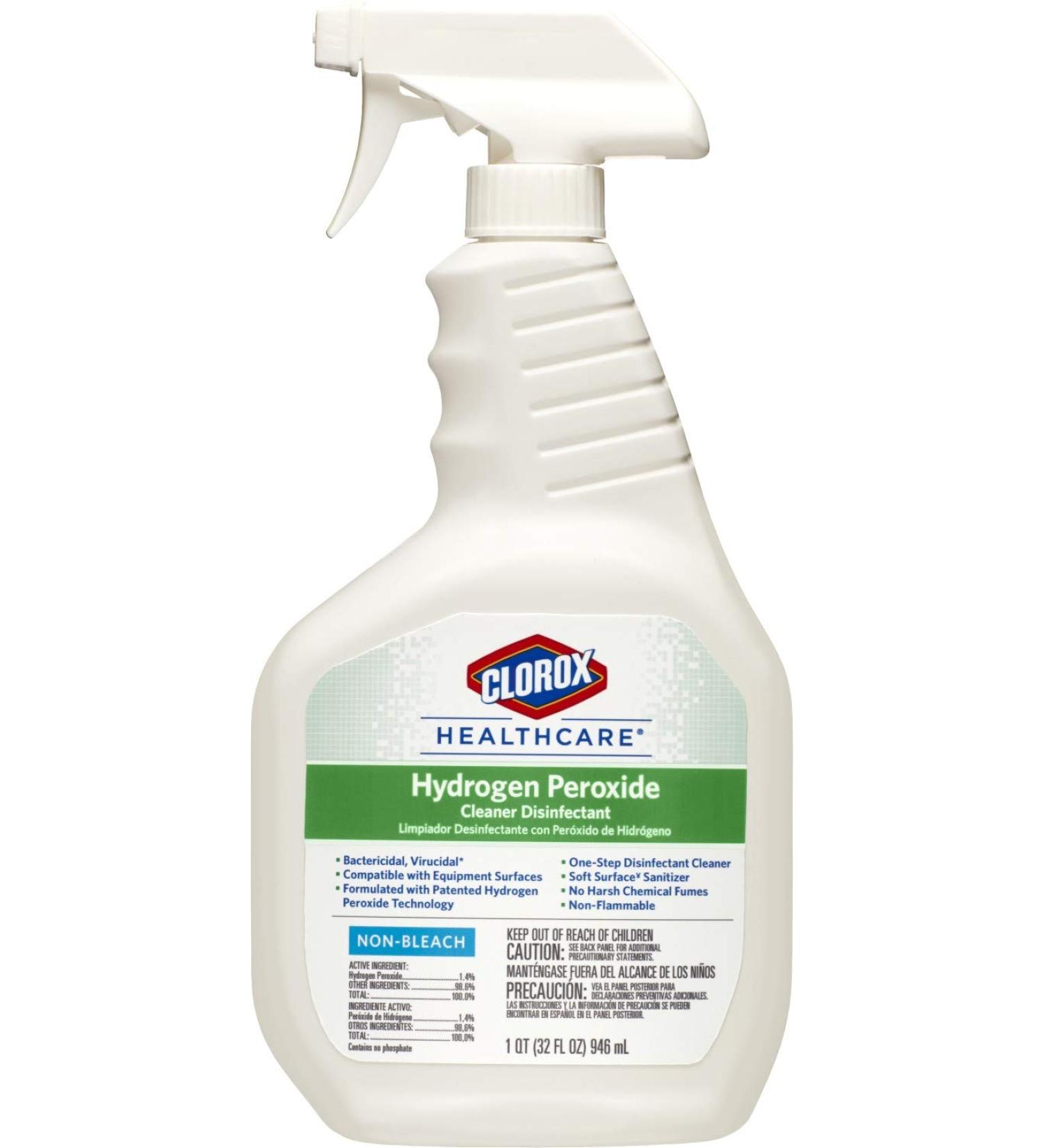 Clorox Healthcare Hydrogen Peroxide Cleaner Disinfectant Spray 32oz | 30828 - Buy Online on GoSupps.com