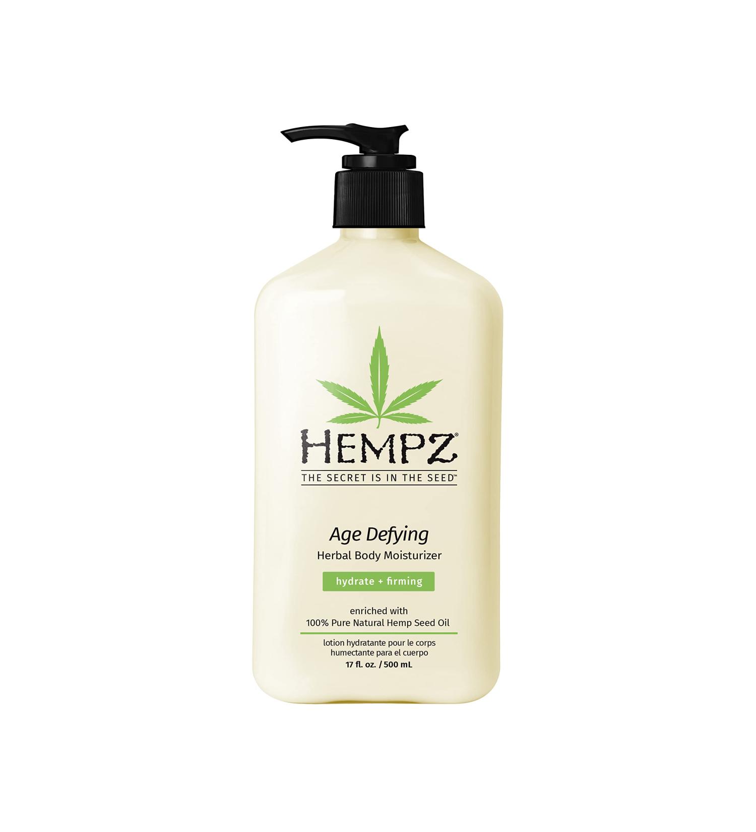 Hempz Age Defying Herbal Body Moisturizer 17 fl oz â€“ Hydrate & Firm Skin - Buy Online on GoSupps.com