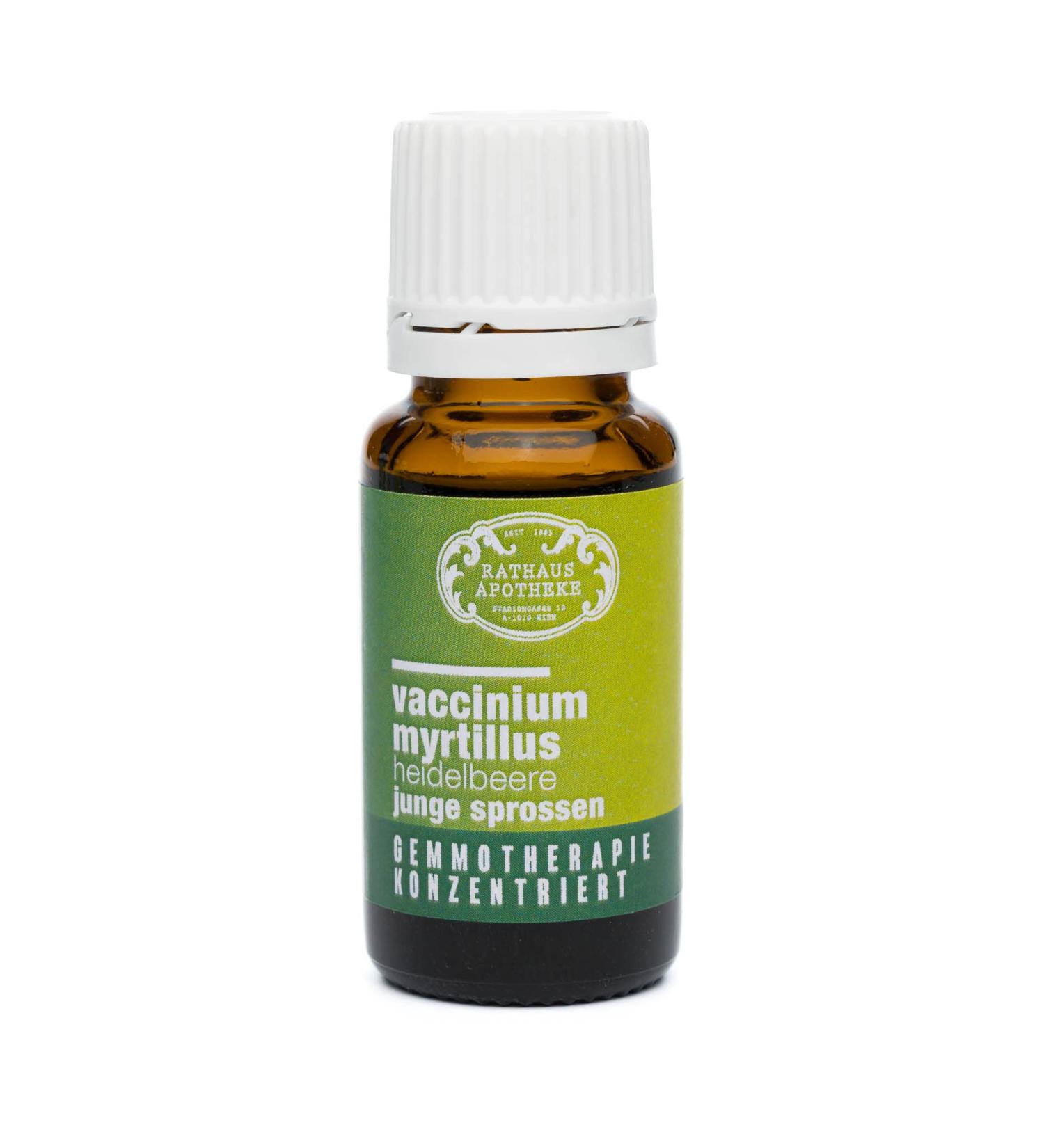 RATHAUS APOTHEKE WIEN Concentrated bud extract - Gemmotherapy - Vaccinium myrtillus - Bilberry - 15 ml - Buy Online on GoSupps.com