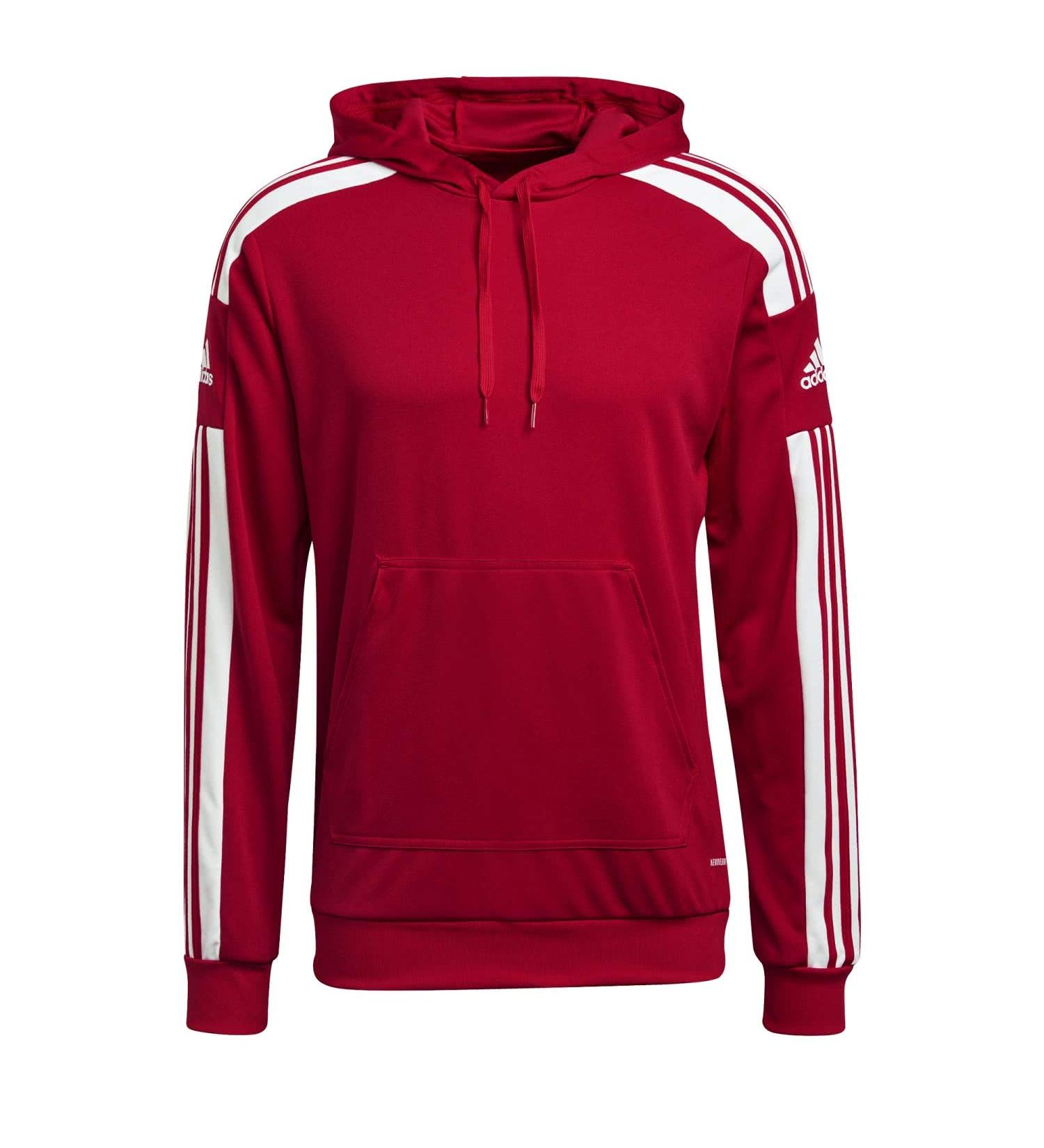 adidas Men's Sq21 Sw Hood Sweatshirt (1 Pack) XL Team Power Red/White