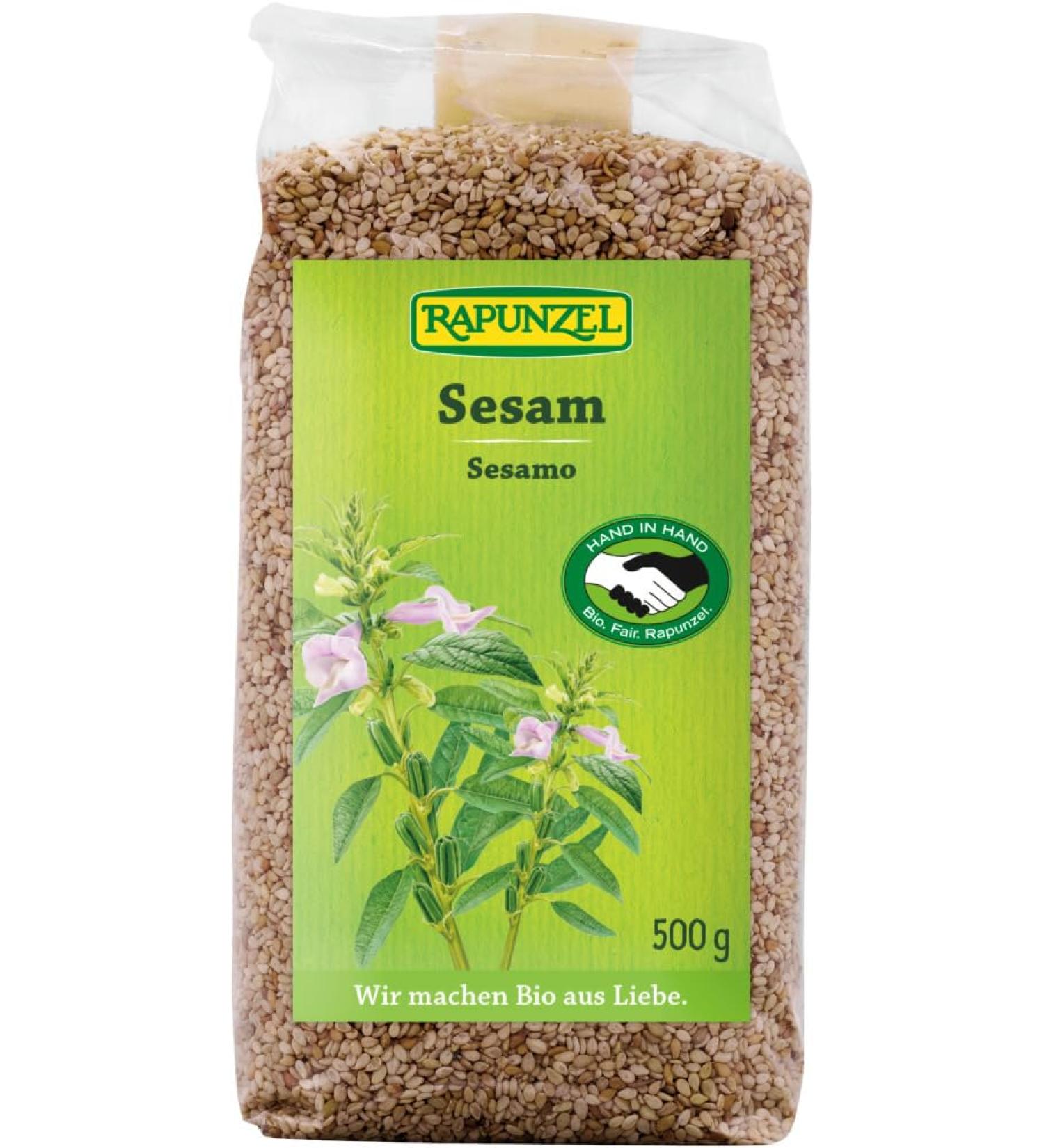 Rapunzel Rapunzel HIH Organic Unpeeled Sesame Demeter (2 x 500 g)