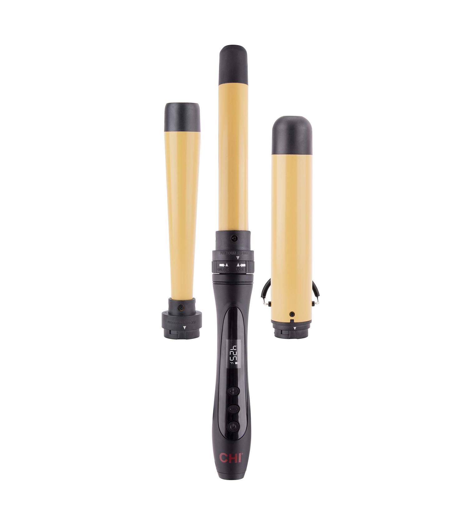 CHI Interchangeable Curling Wand - Inverted Tapered Barrel 0.5-1.25 Inches - Buy Online on GoSupps.com