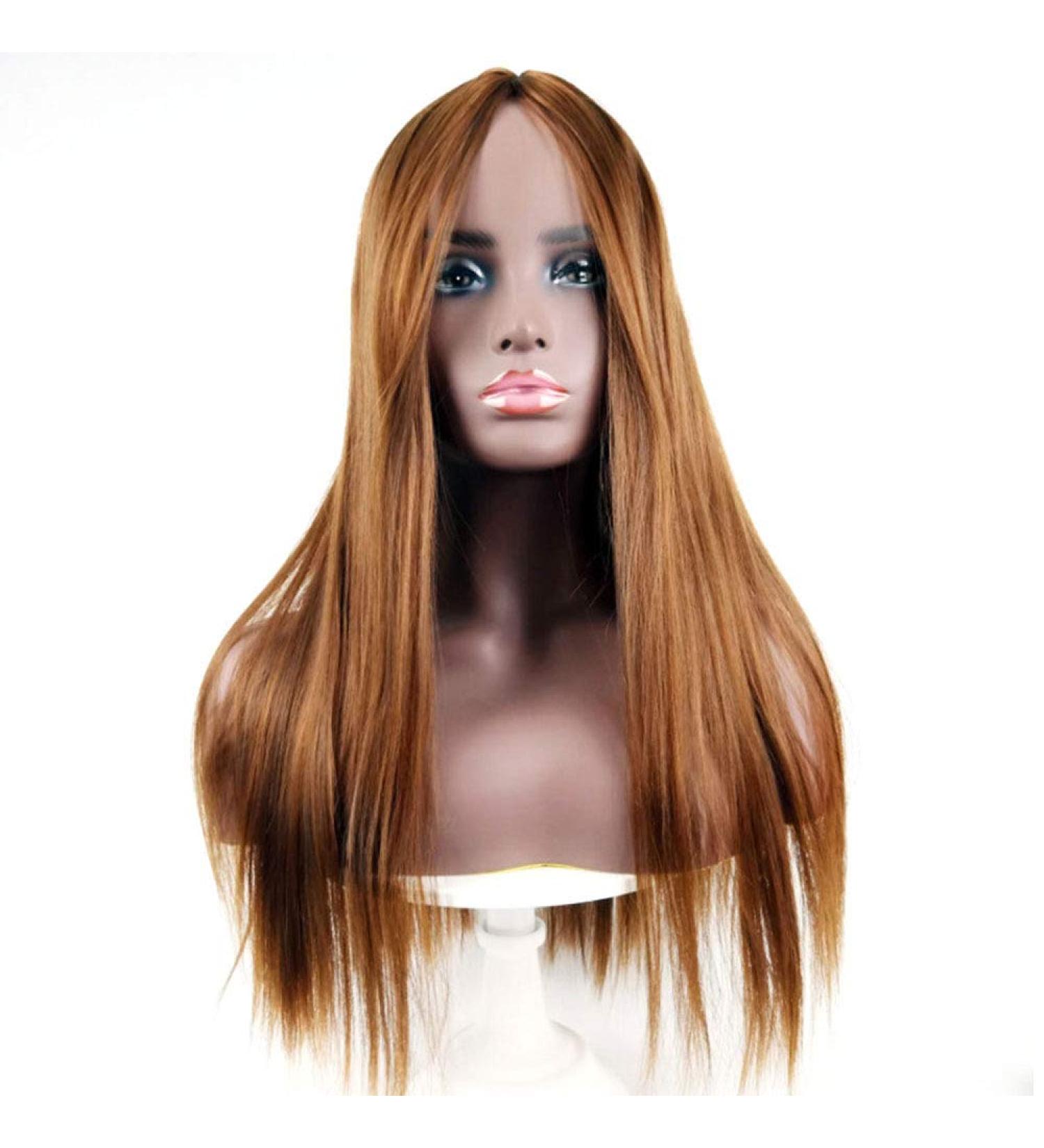 Buy Saupa Wig - Glatt Human Hair Lace Front & Kinky Curly Wigs for Women | Heat-Resistant Smooth Long Yellow - Shop Internationally - Buy Online on GoSupps.com