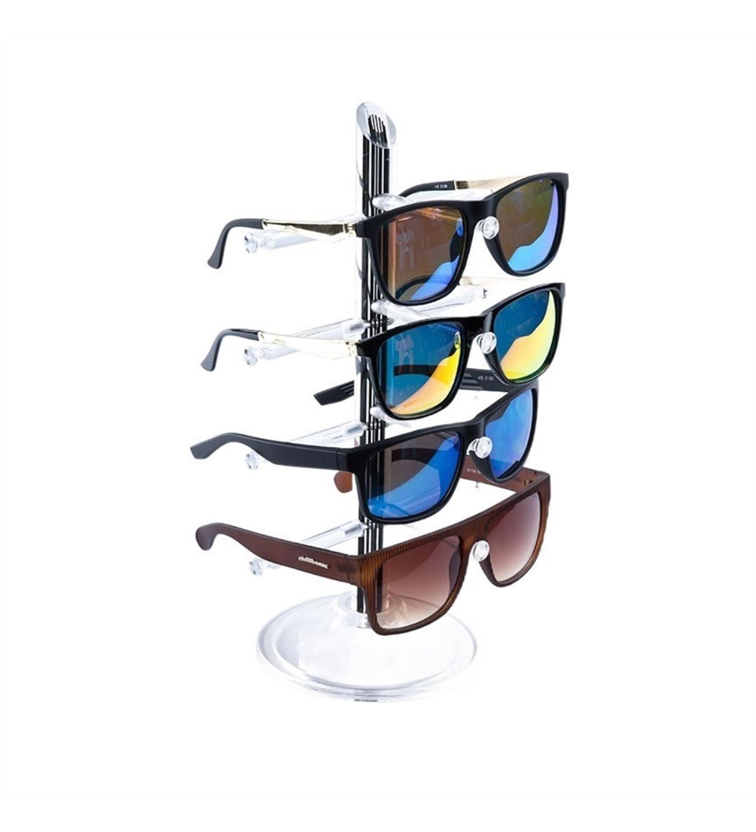 WAOCEO Acrylic Glasses Stand - Stylish Sunglasses & Myopia Display Rack for Desktops & Windows - Buy Online on GoSupps.com