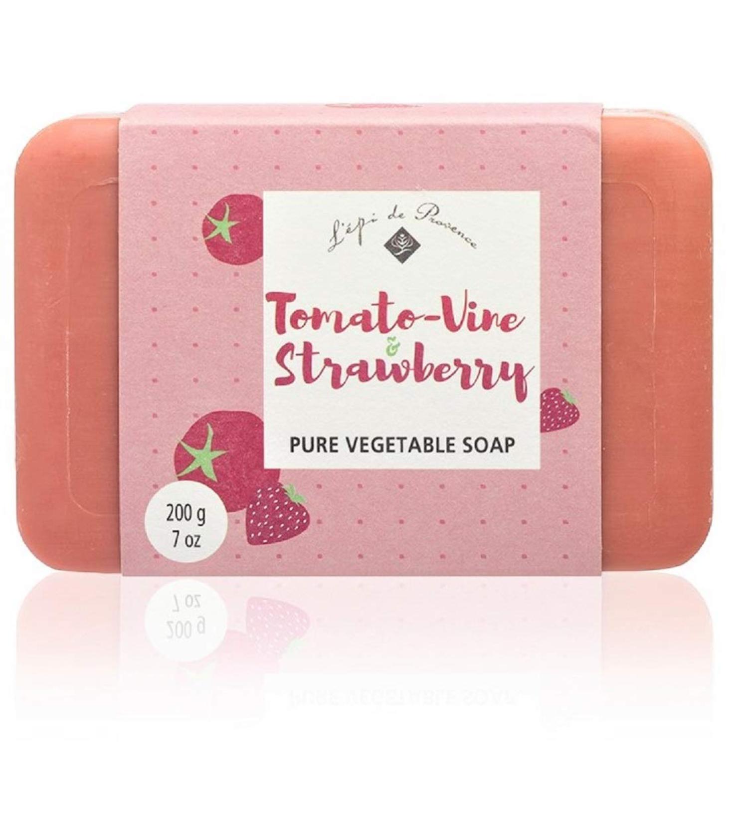 L'epi de Provence - Tomato-Vine Strawberry Soap 200 gr. Bar