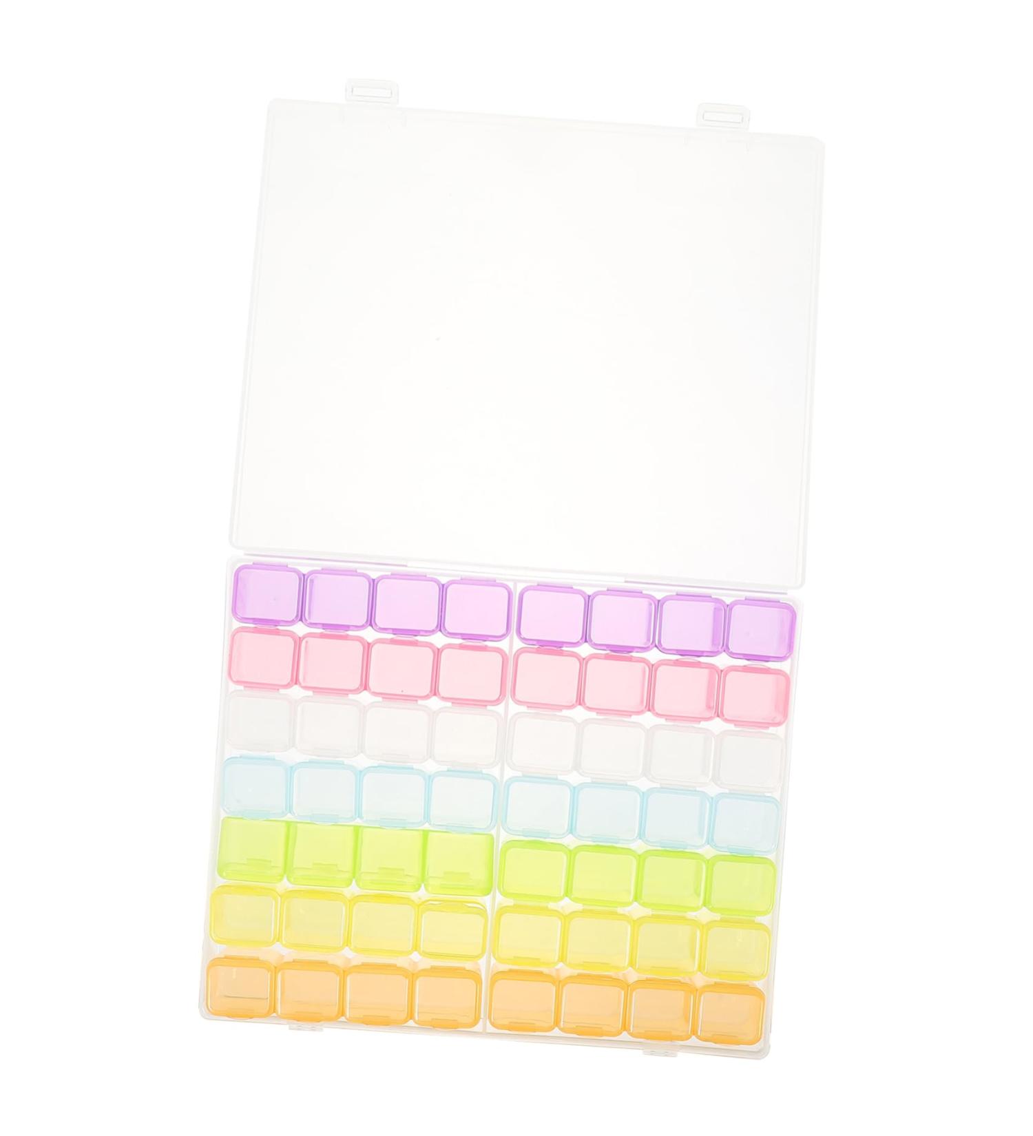 Amosfun 1 Set Nail Art Storage Box Nail Organizers and Storage Makeup Drawer Ornament Storage Bin Ornament Container Nail Acrylic Powder Nail Jewelry Diamond Box Accessories Abs 21x17.6x2cm Colorful - Buy Online on GoSupps.com