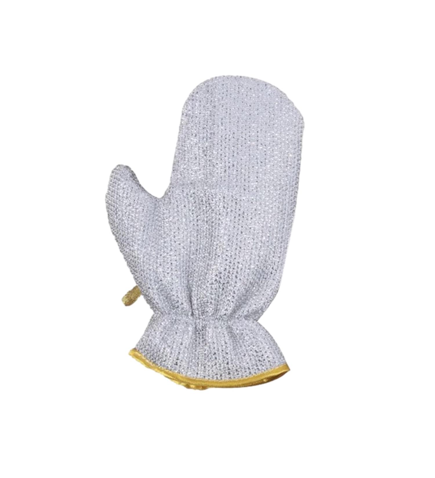 Muloo Housework Cleaning Gloves Non-Stick Wire Dishwashing Gloves Oil-Proof Waterproof Gloves Cleaning Brush for Washing Dish A# - Buy Online on GoSupps.com