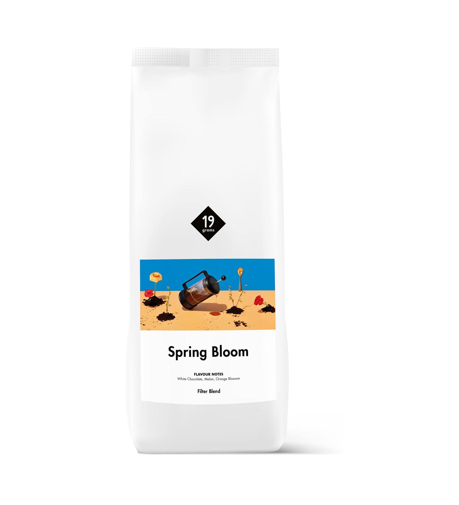 Spring Bloom Filter 1 kg whole beans fair and sustainable freshly roasted 100 Arabica coffee beans specialty coffee 19 grams of coffee - Buy Online on GoSupps.com