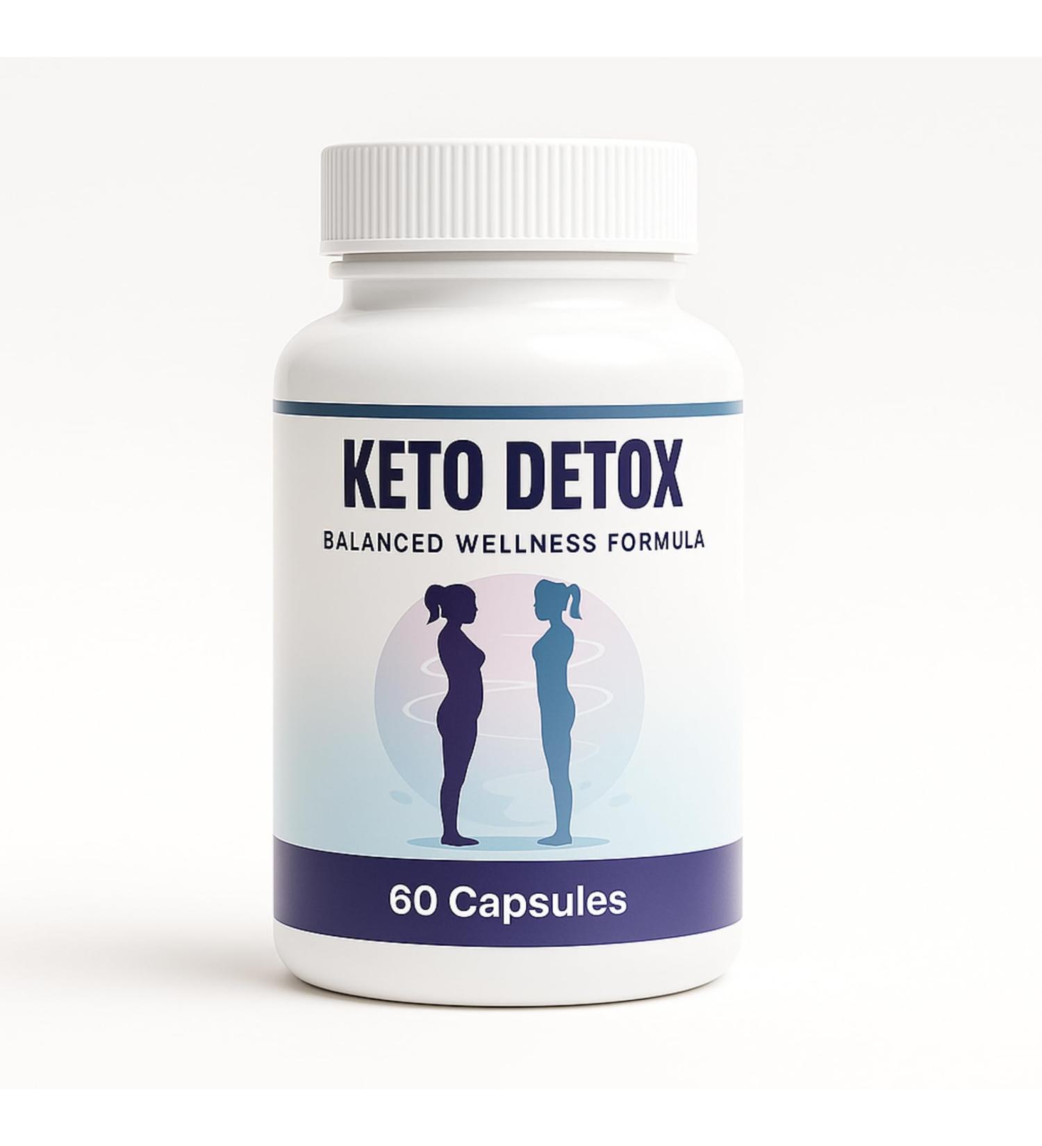 Keto Detox Burn Herbal Capsules for Daily Wellness Energy Support and Body Balance | Natural Cleansing Blend | Keto-Friendly Supplement for Routine Use | 60 Capsules