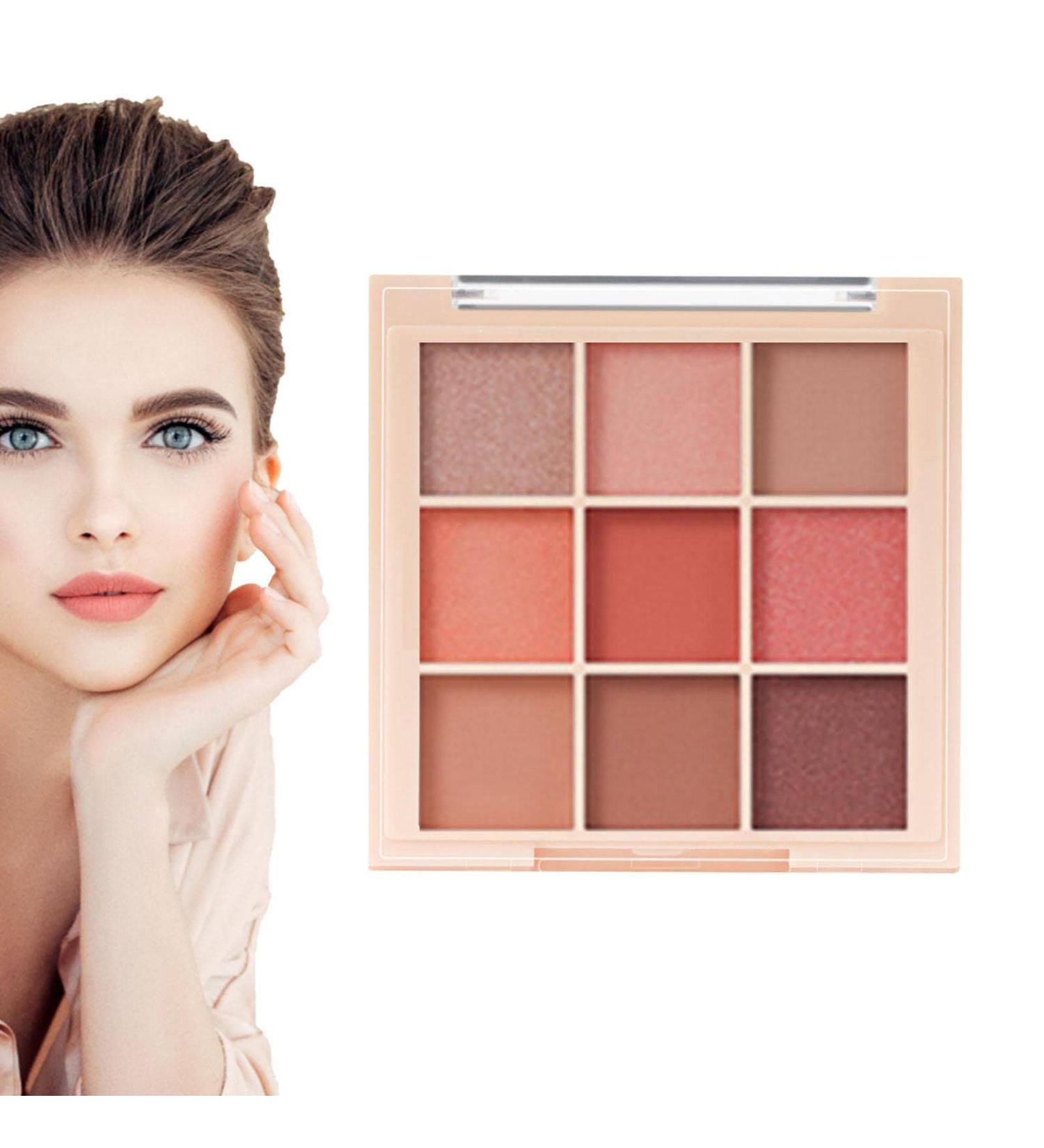  Ecoticfate Makeup Eyeshadow Palette 9 Colors Waterproof Matte Eyeshadow Palette Natural Makeup for Eyes Nude Multicolor Long Lasting Eyeshadow Ecoticfate - Buy Online on GoSupps.com