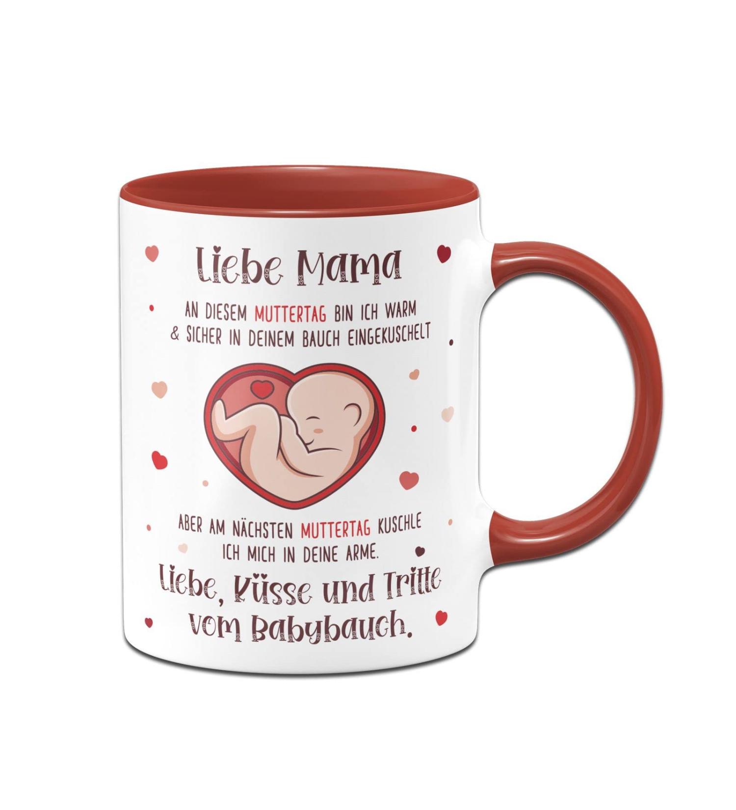 Dear Mom Coffee Cup - Unique Mother's Day Gift for Expectant Mothers - Ceramic Cup for Pregnancy - Perfect for Moms-to-Be (Red) - Buy Online on GoSupps.com