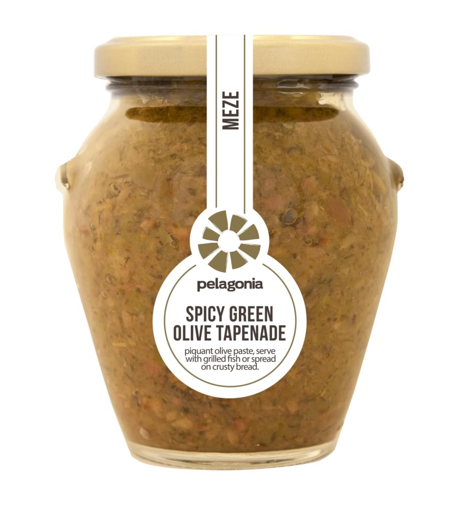 Pelagonia Spicy Green Olive Tapenade 300g