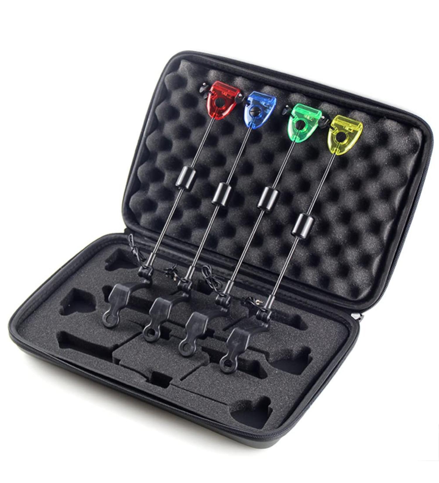 LIZHOUMIL Carp Fishing Bobbins Swingers Set - Waterproof Bite Alarm & Illuminated Drop Off Indicators - Buy Online on GoSupps.com