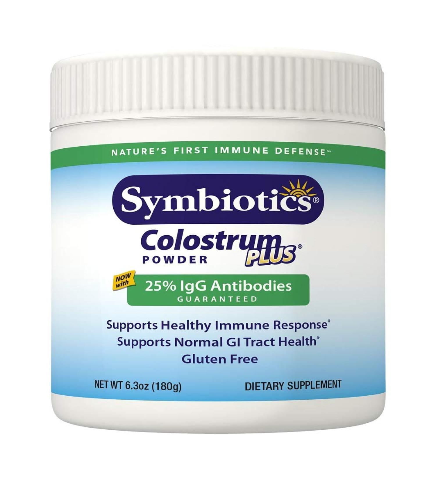 Buy Symbiotics Colostrum Plus Powder 6.3 oz - Boost Immunity & Wellness - Buy Online on GoSupps.com
