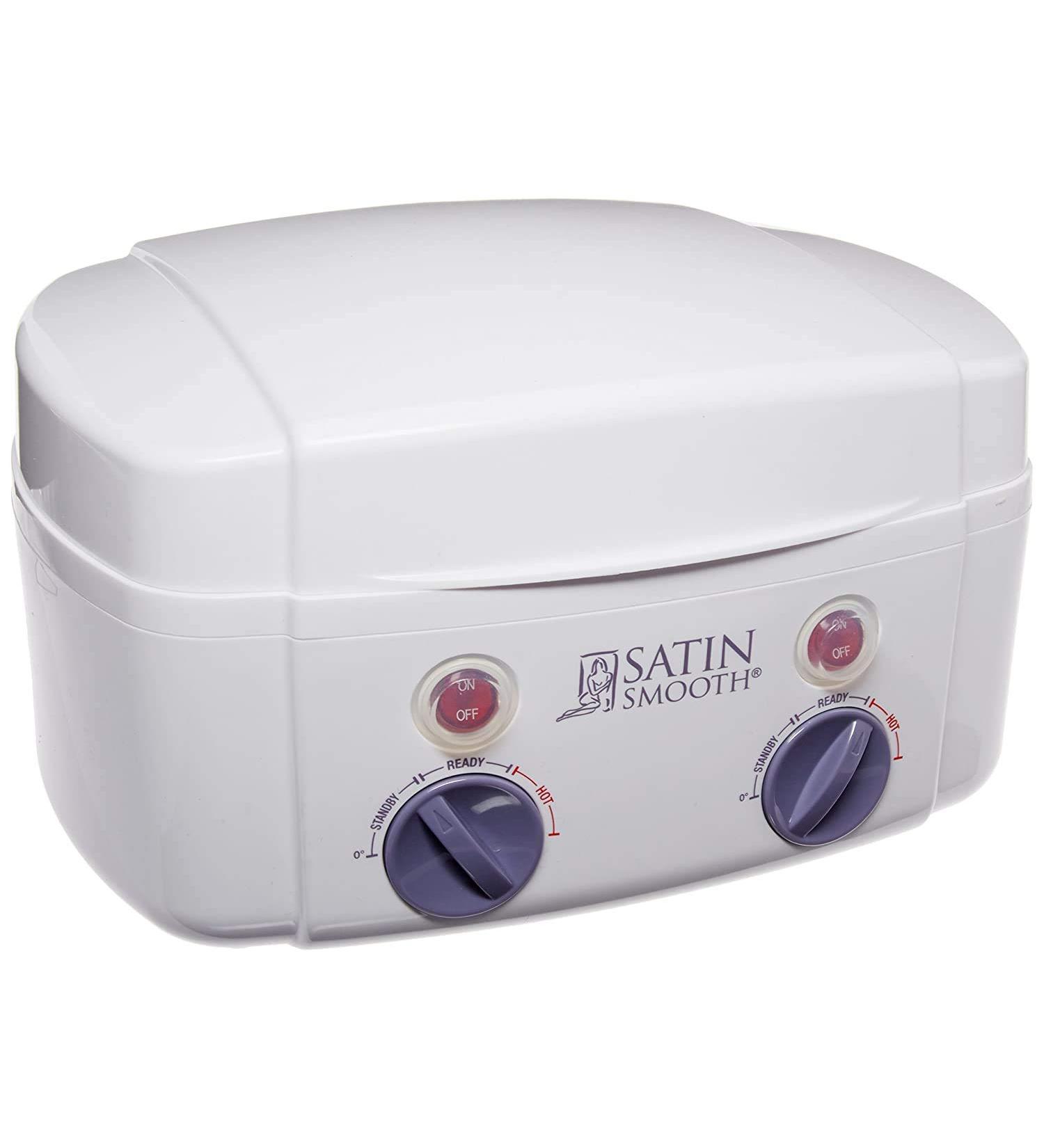 SATIN SMOOTH Professional Double Wax Warmer - Fast Heating Dual Pot Waxing System - Buy Online on GoSupps.com