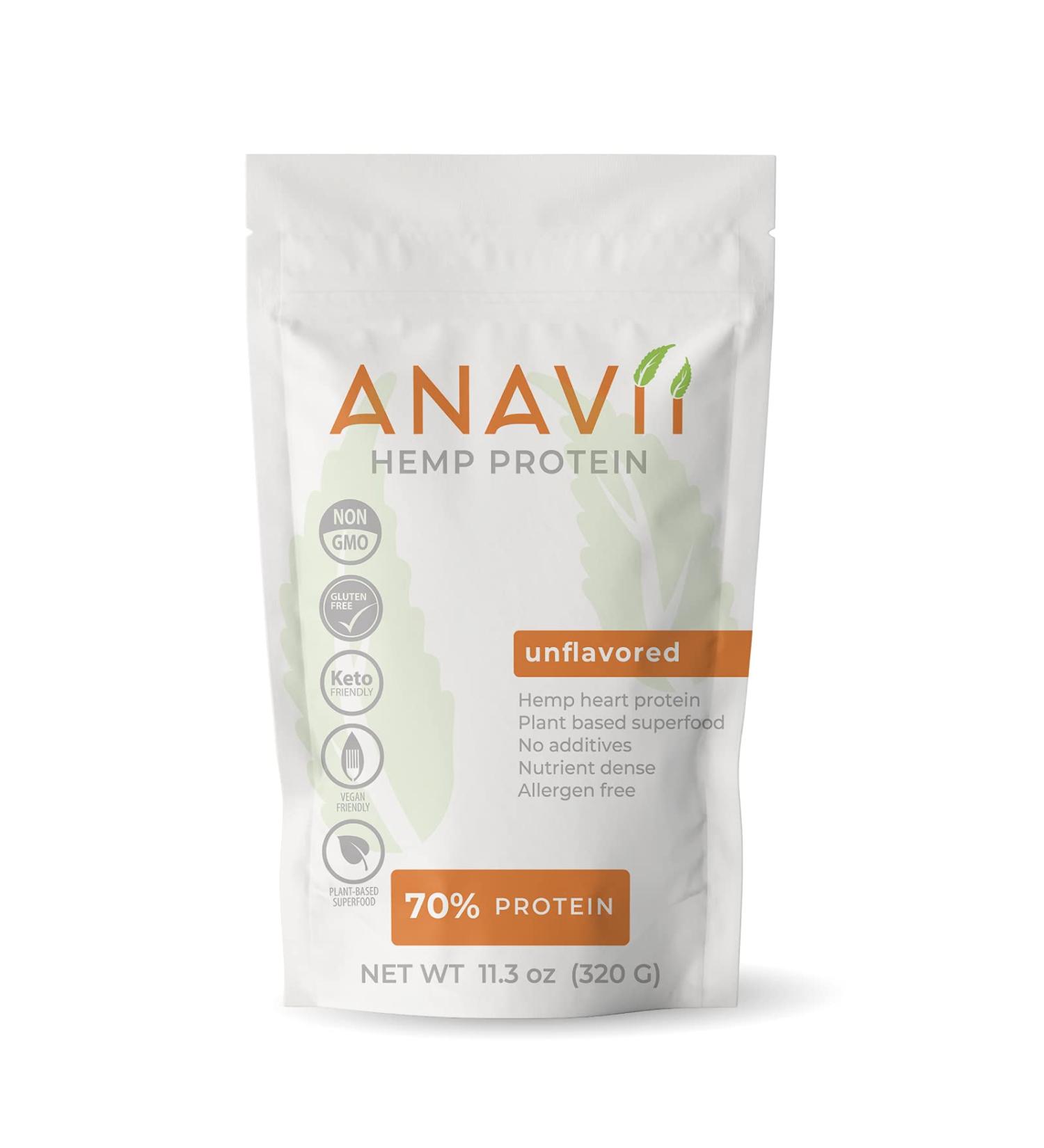Anavii Hemp Hearts Protein - Nutrient-Rich Superfood for a Healthy Lifestyle - Buy Online on GoSupps.com
