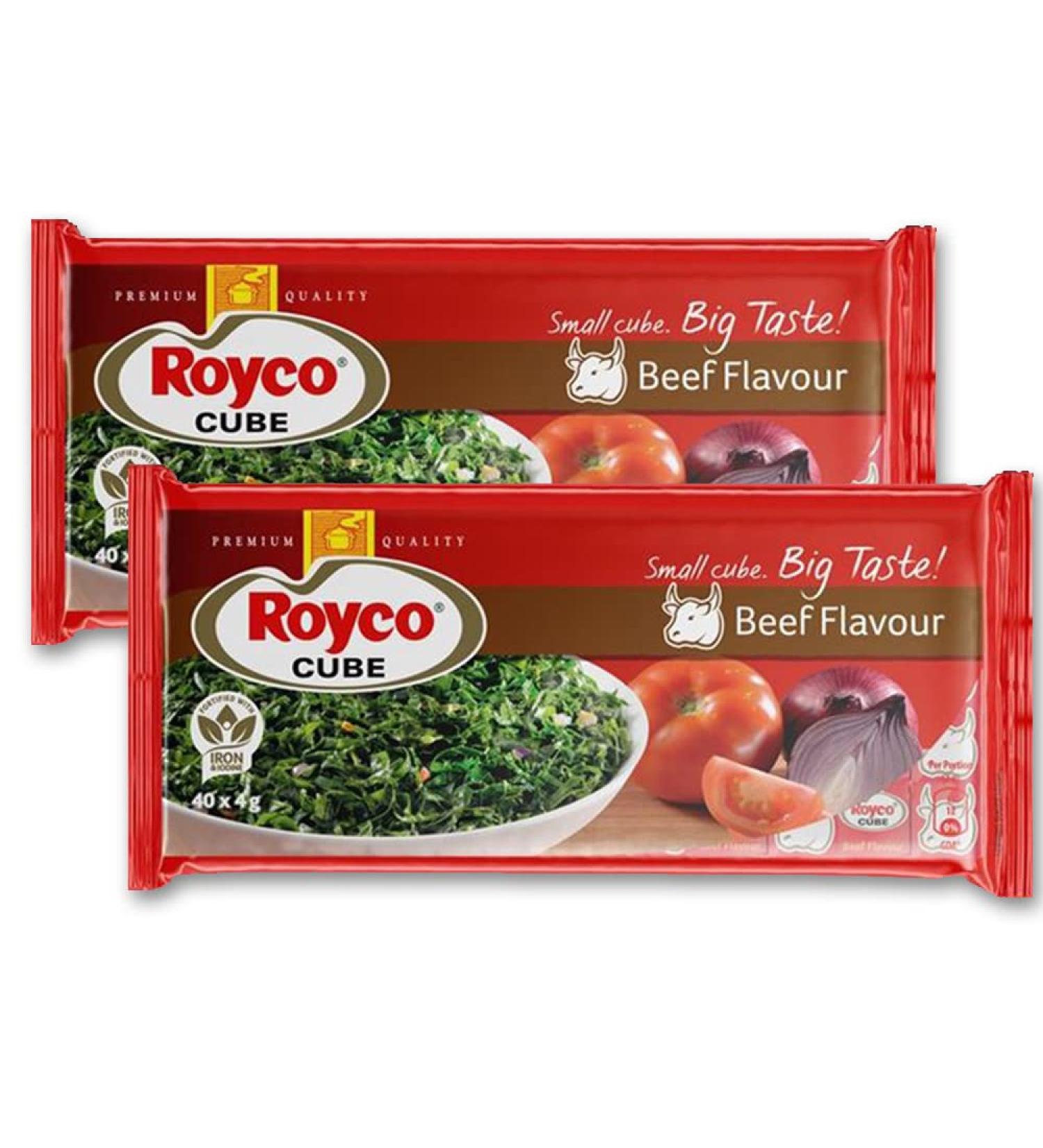Royco Mchuzi Mix Spicy Beef Cubes Flavour Seasoning 40g (2 pack) large - Buy Online on GoSupps.com