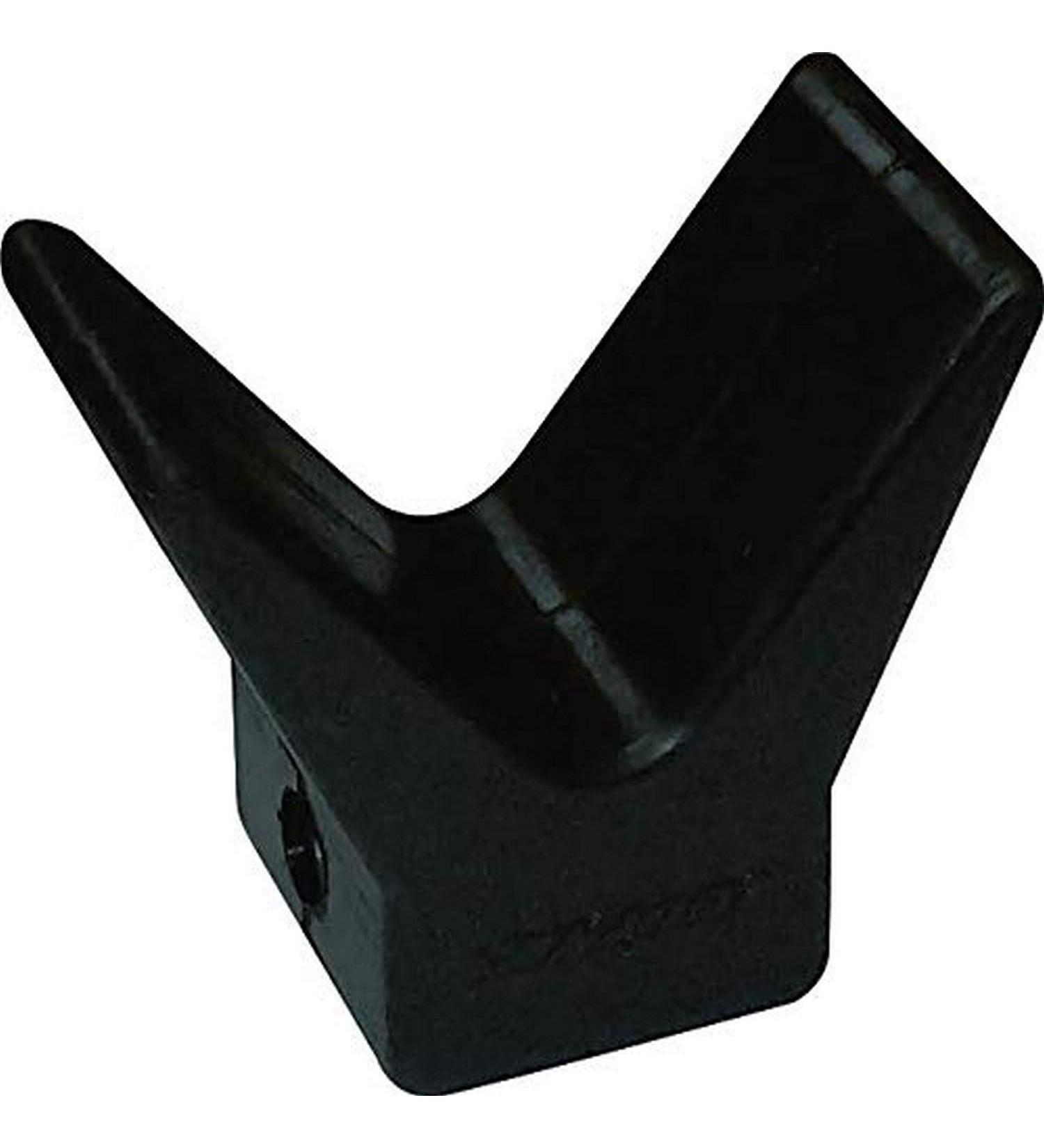 SeaSense Black Rubber 2IN Bow Stop for 1/2IN SHAF