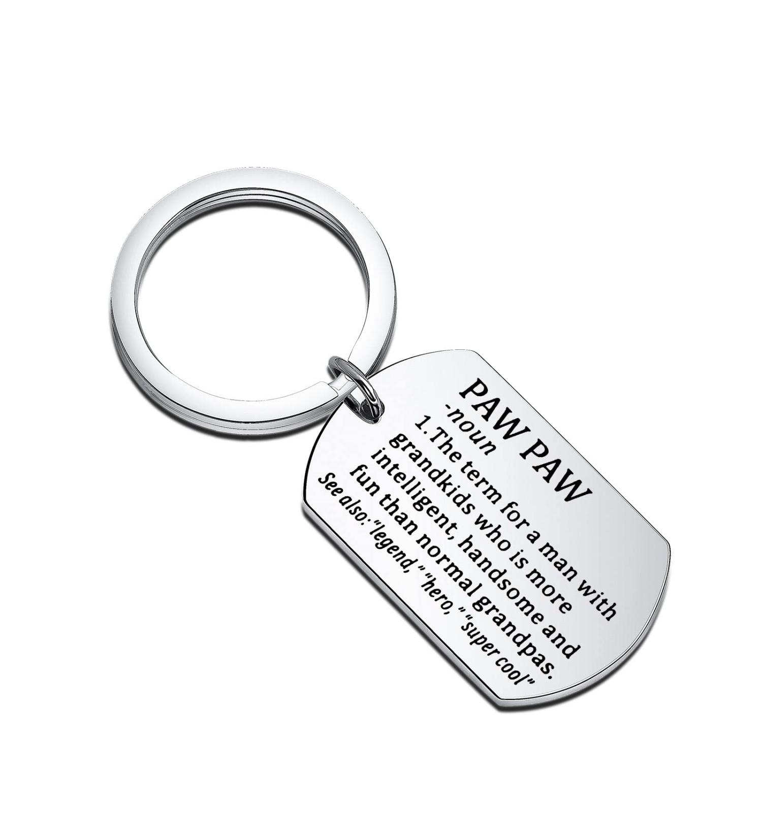 ENSIANTH Pawpaw Gift Father's Day Gift Grandpa keychain Gift Best Pawpaw Ever Pawpaw Birthday Gift Pawpaw Key S - Buy Online on GoSupps.com