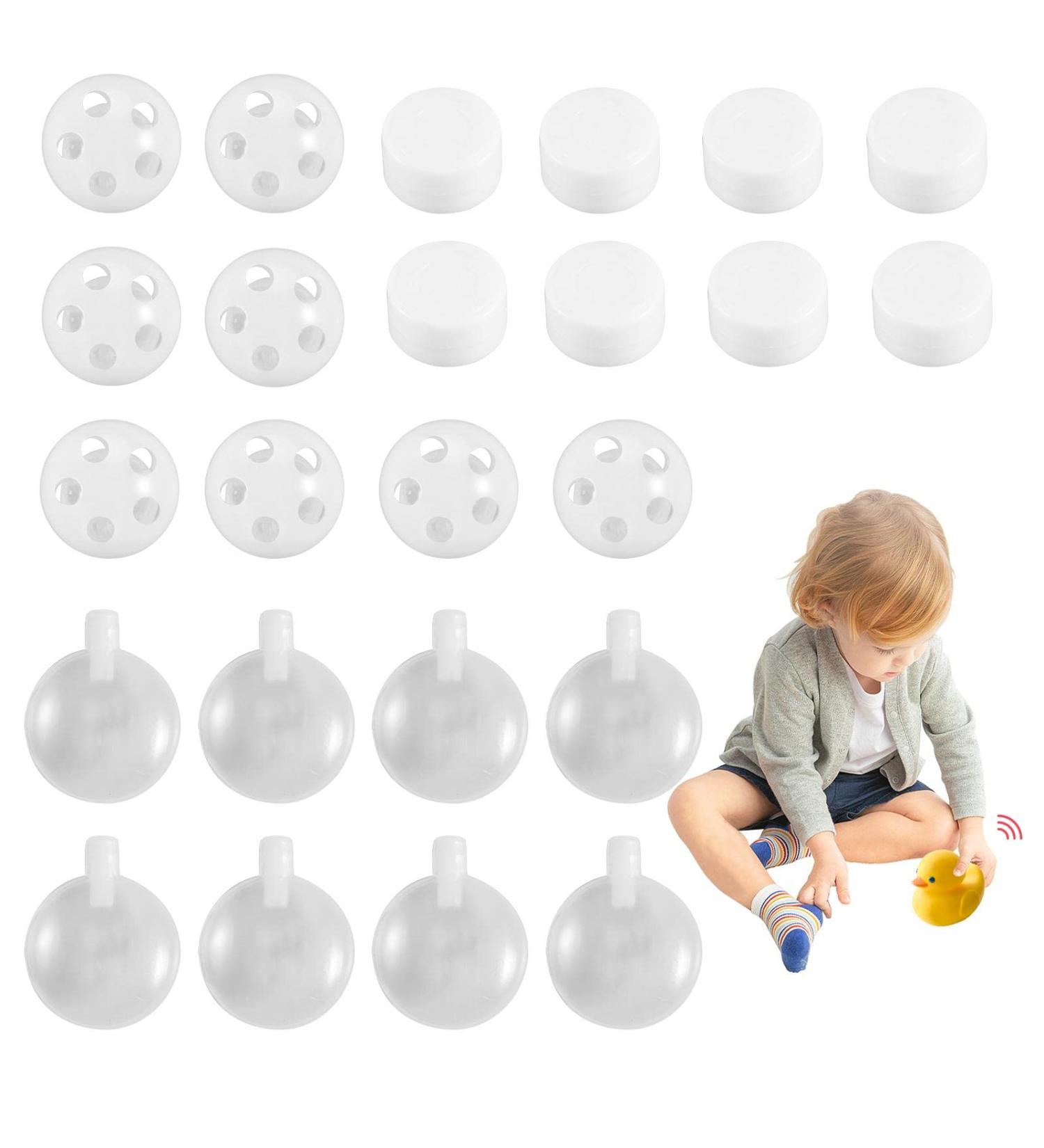 24-Piece Set of Rattles for Sewing | Squeaky Rattle Balls for Cuddly Toys Dogs & Babies - Noise Maker Filling Material - Buy Online on GoSupps.com