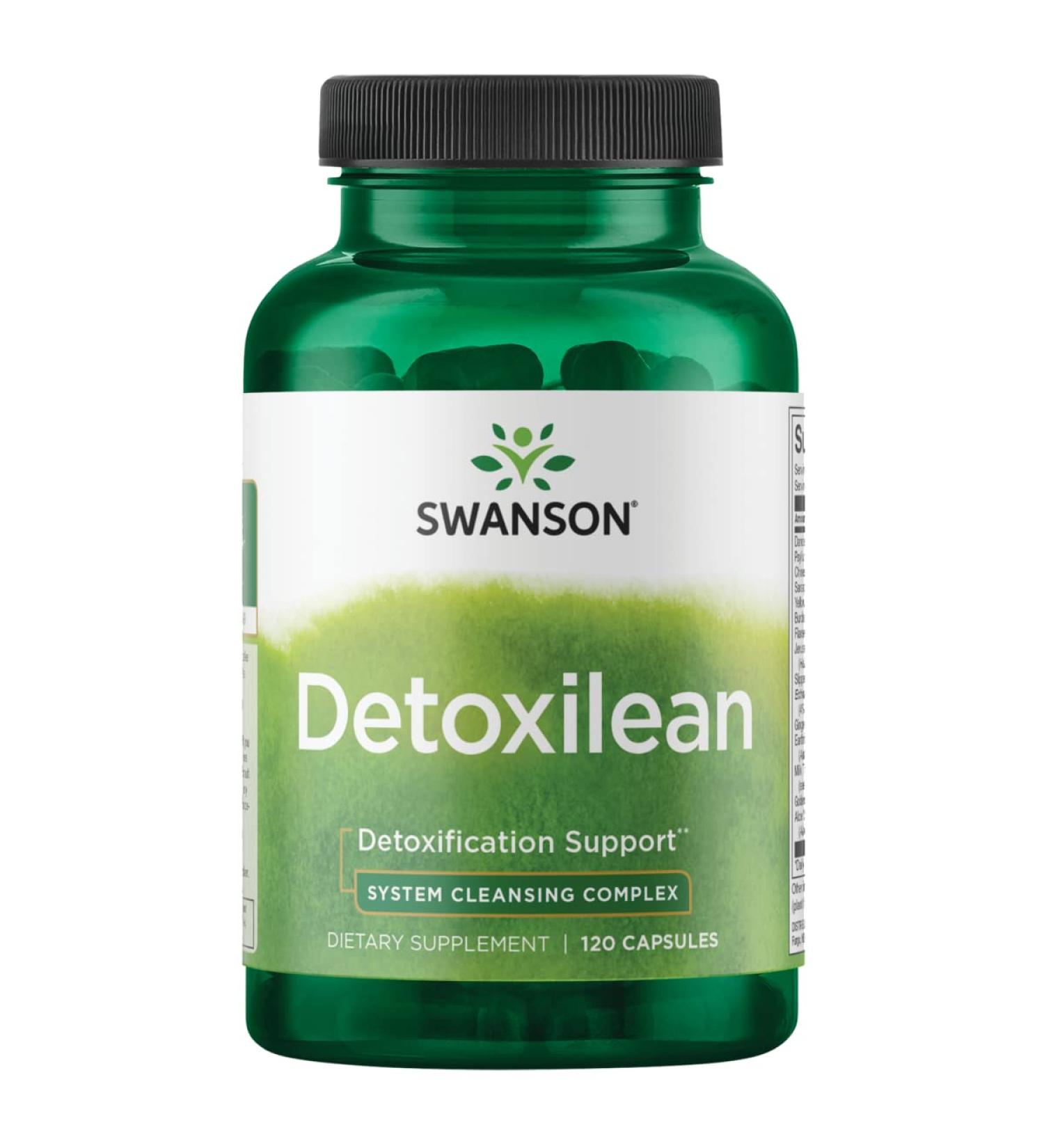 Swanson Detoxilean 120 Capsules - Natural Detox Support for Cleansing and Weight Management - Buy Online on GoSupps.com