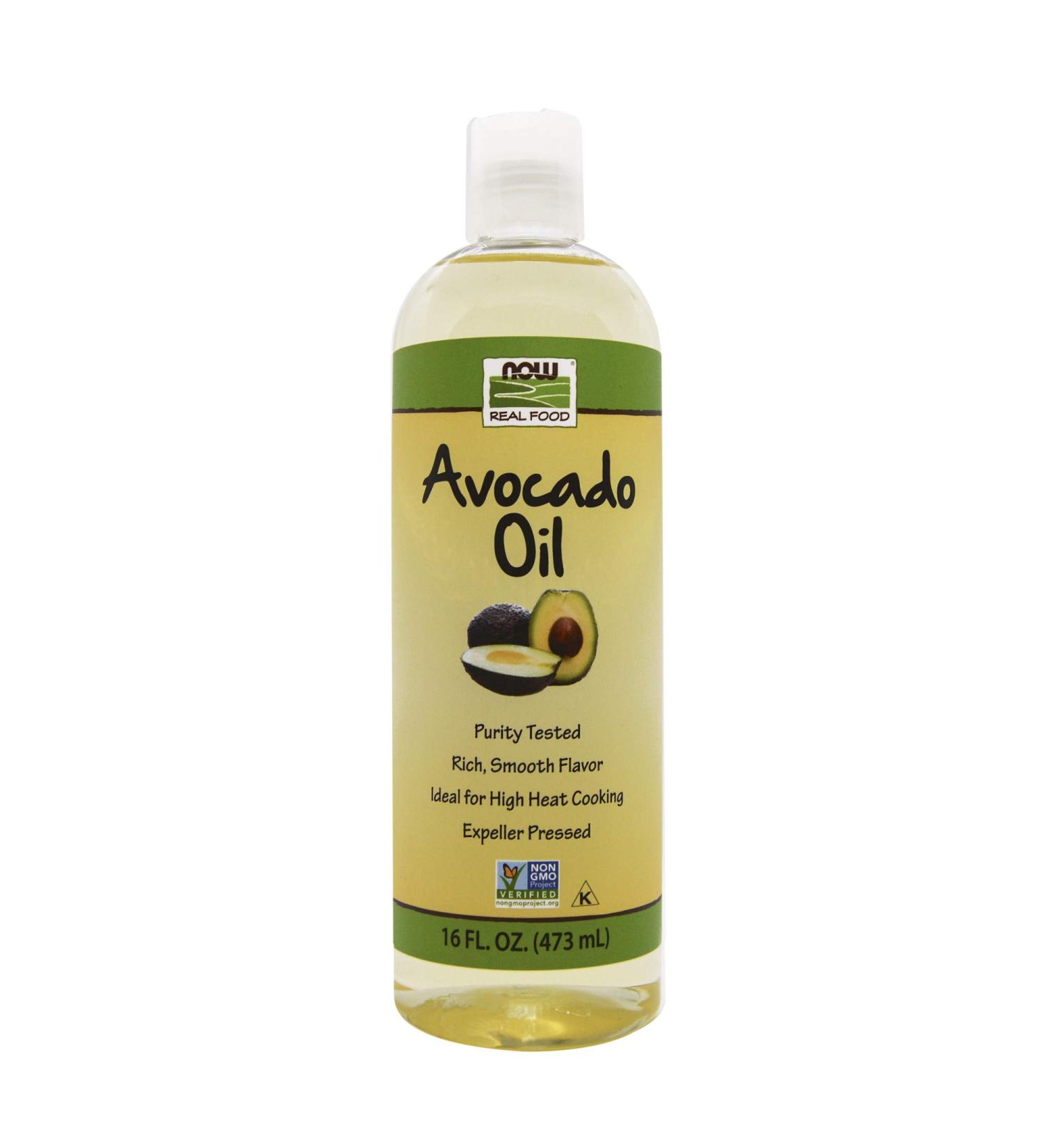 Now Foods Avocado Oil 16 fl oz - Pure, Cold-Pressed, and Healthy Cooking Oil - Buy Online on GoSupps.com