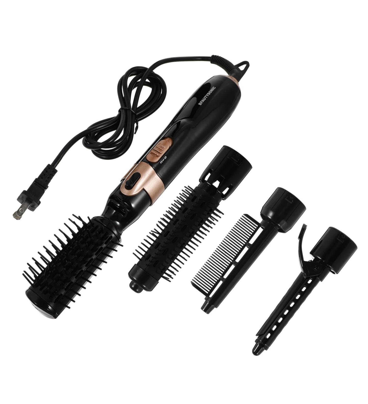 Outanaya 1 Set Curling Iron Curling Wand Hairdressing Tool Portable Hair Curler Heated Hair Rollers Black Abs - Buy Online on GoSupps.com
