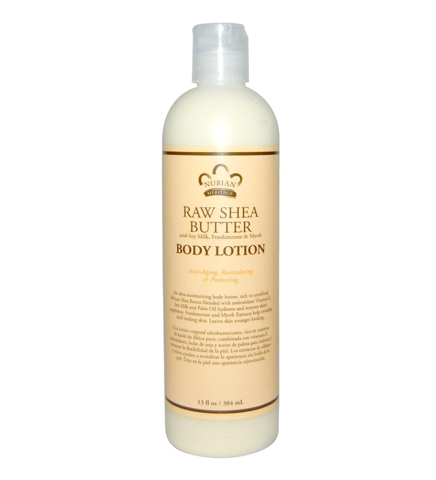 NUBIAN HERITAGE Raw Shea Butter Body Lotion 13 FZ