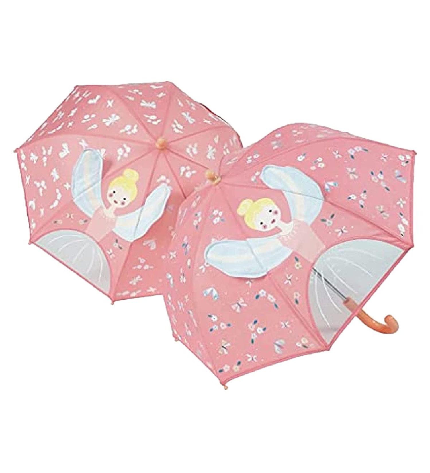 Floss & Rock 43P6408 Enchanted Color Changing 3D Kids Umbrella, 22.05-inch Height 54 x 56cm