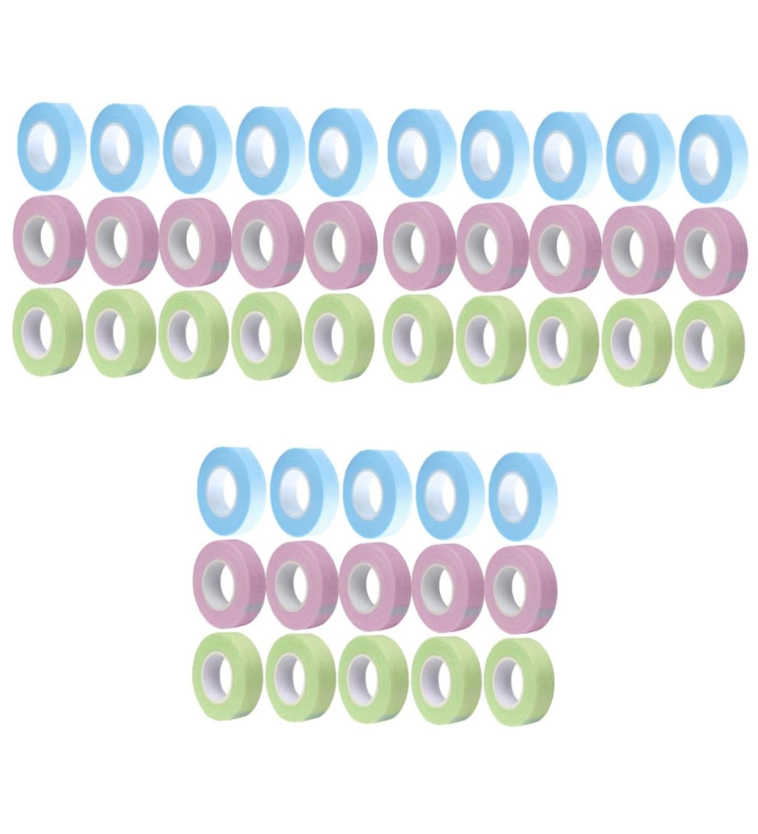 POPETPOP 45 Rolls Lash Tape Eyelash under Eye Patch Lash Adhesive Tape Lash Mapping Stickers Fabric Tape for Eyelash Fabric Eyelash Tape With Hole Extension Belt Non-woven Fabric - Buy Online on GoSupps.com